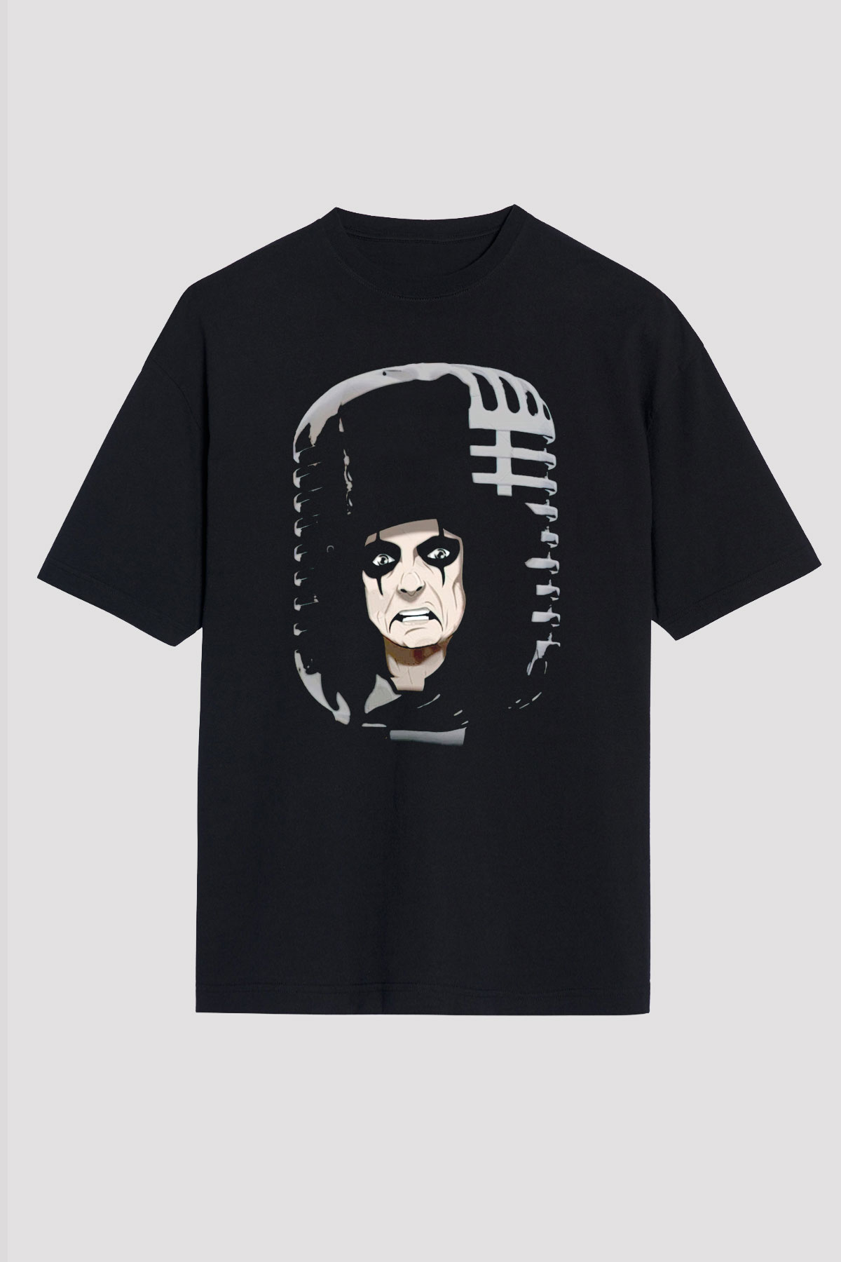 Alice Cooper Siyah Unisex Tişört T-Shirt - TişörtFabrikası