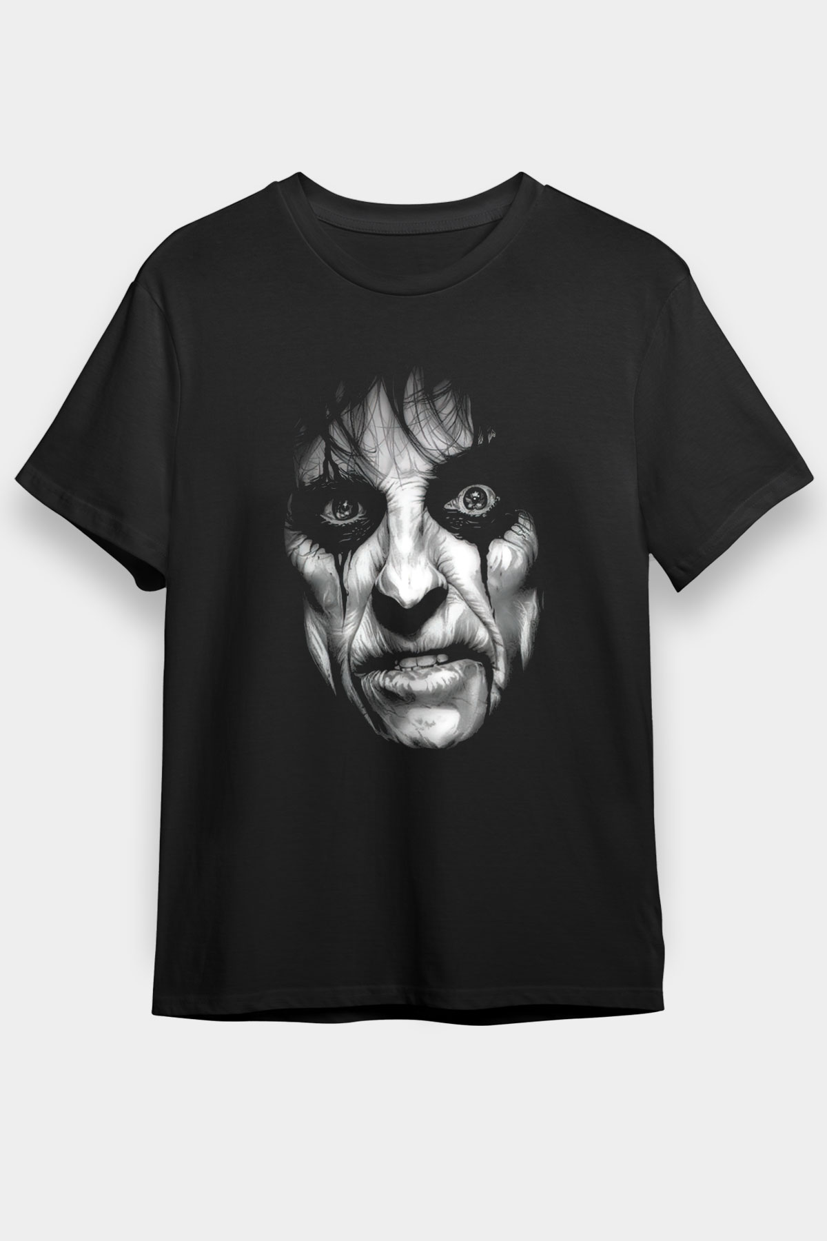 Alice Cooper Siyah Unisex Tişört T-Shirt - TişörtFabrikası