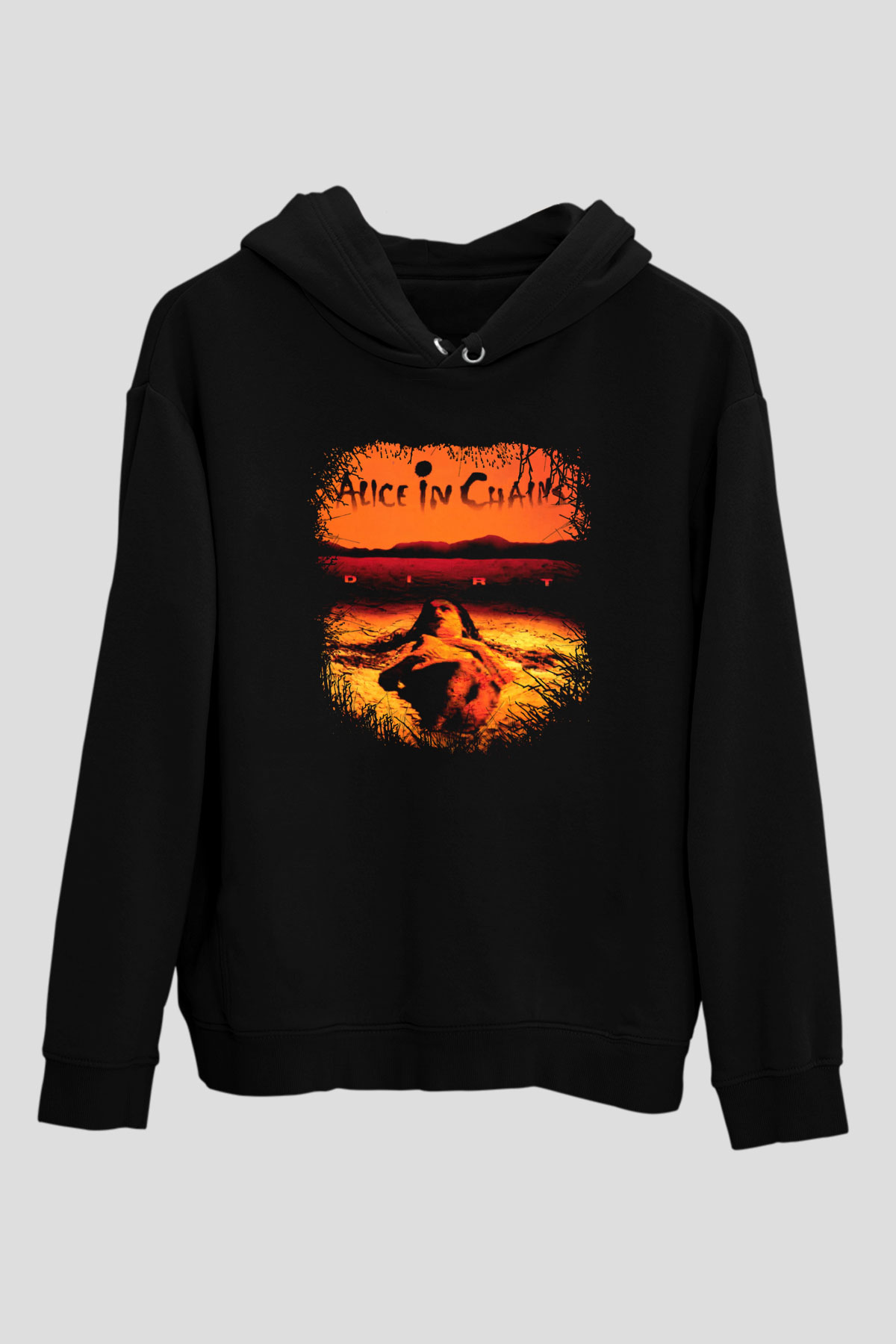 Alice in Chains Siyah Unisex Hoodie