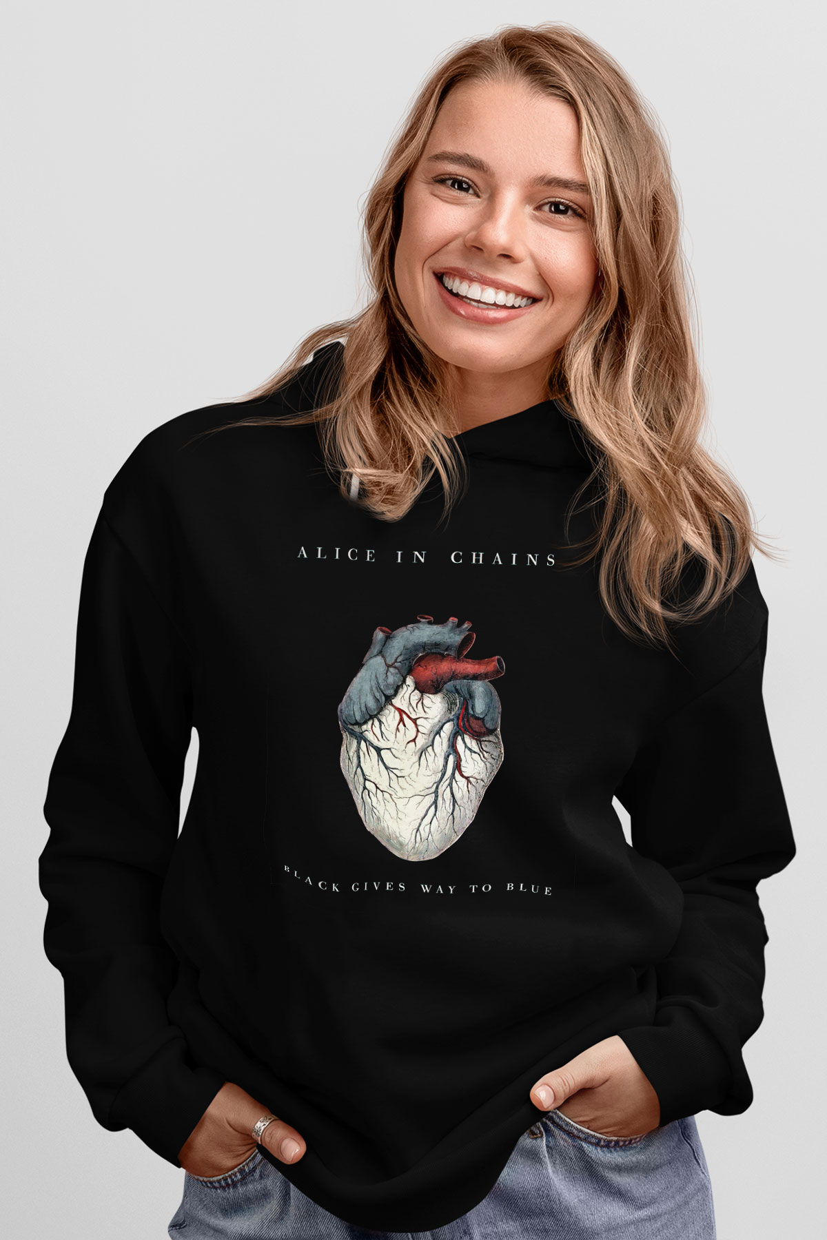 Alice in Chains Siyah Unisex Hoodie