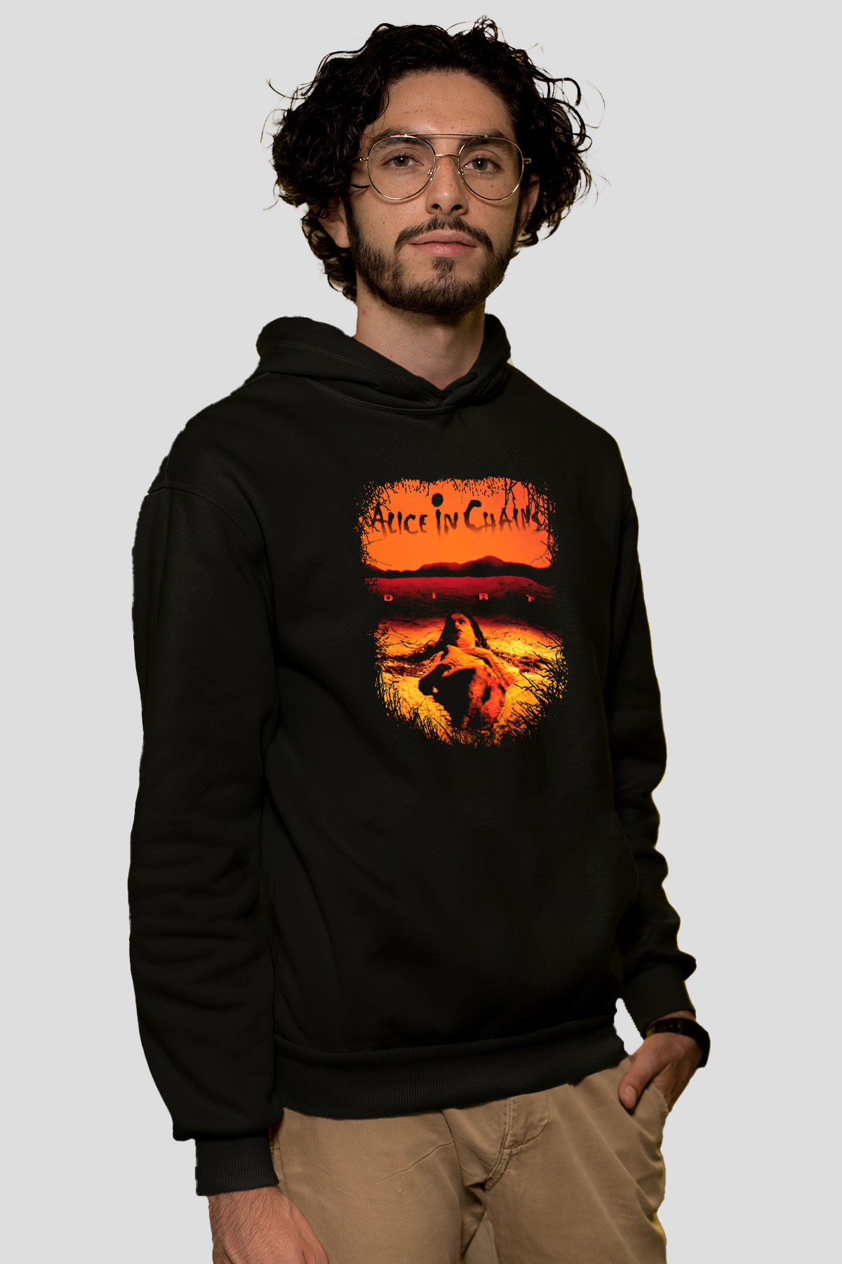 Alice in Chains Siyah Unisex Hoodie