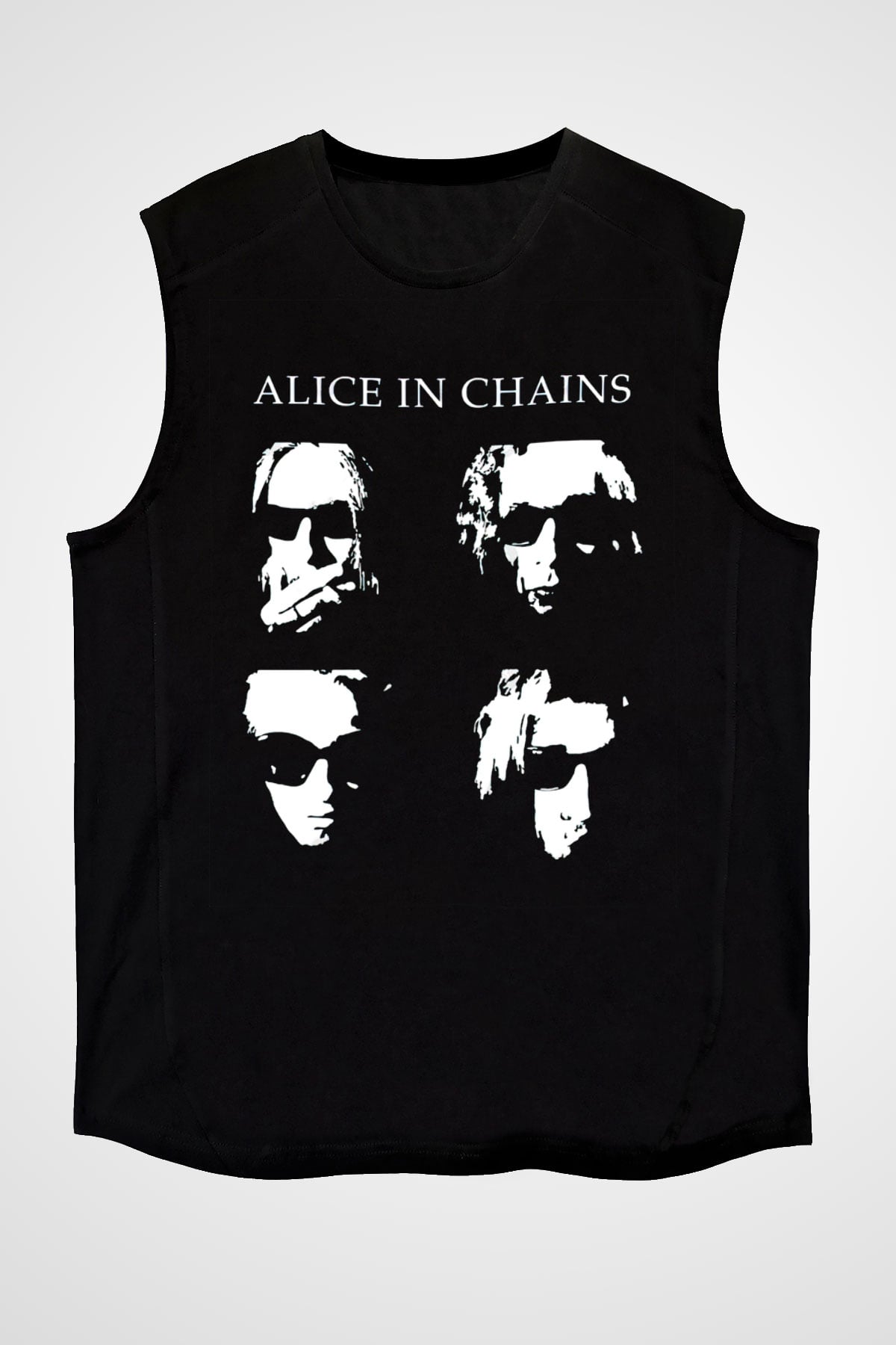 Alice in Chains Siyah Unisex Kolsuz Tişört