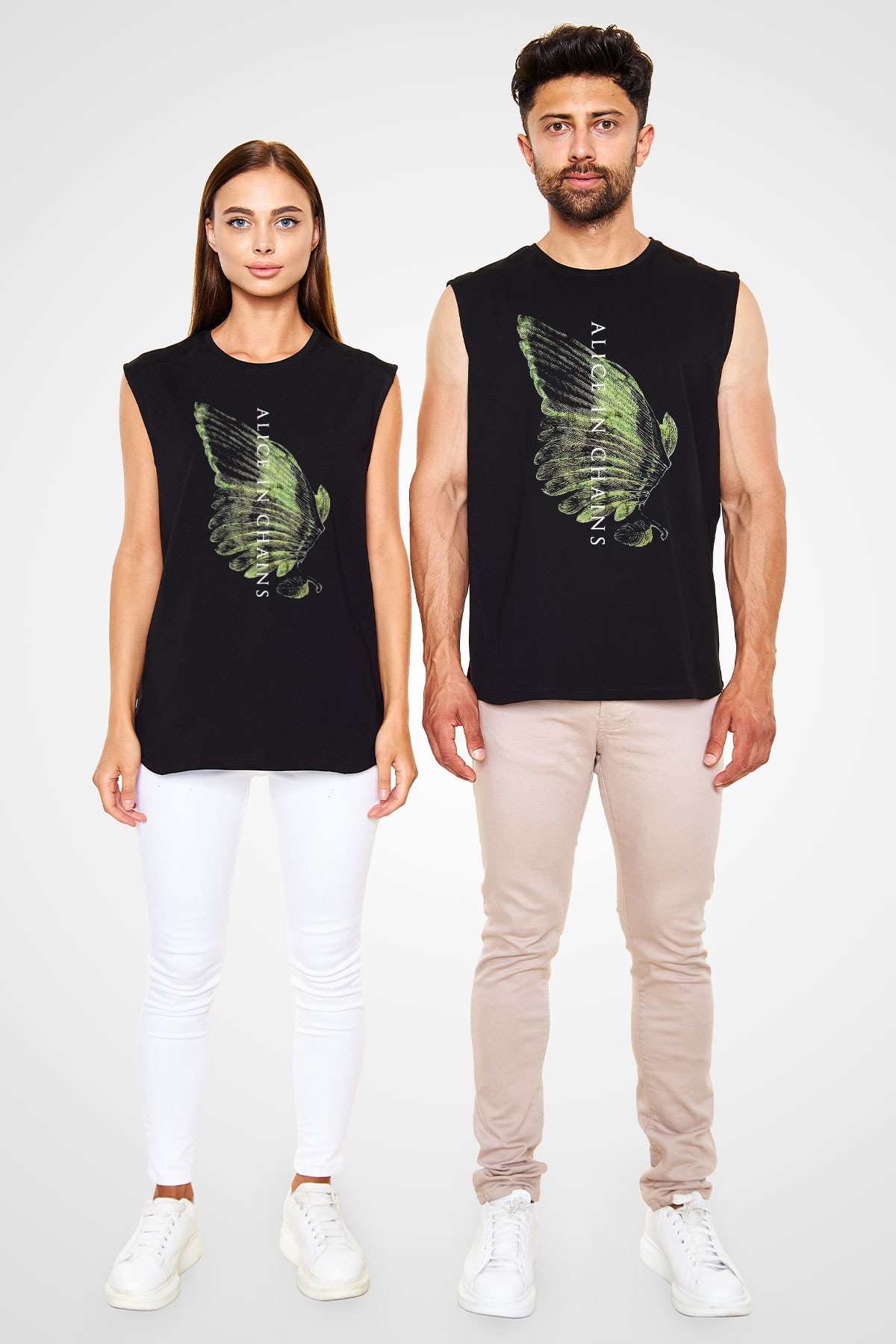 Alice in Chains Siyah Unisex Kolsuz Tişört