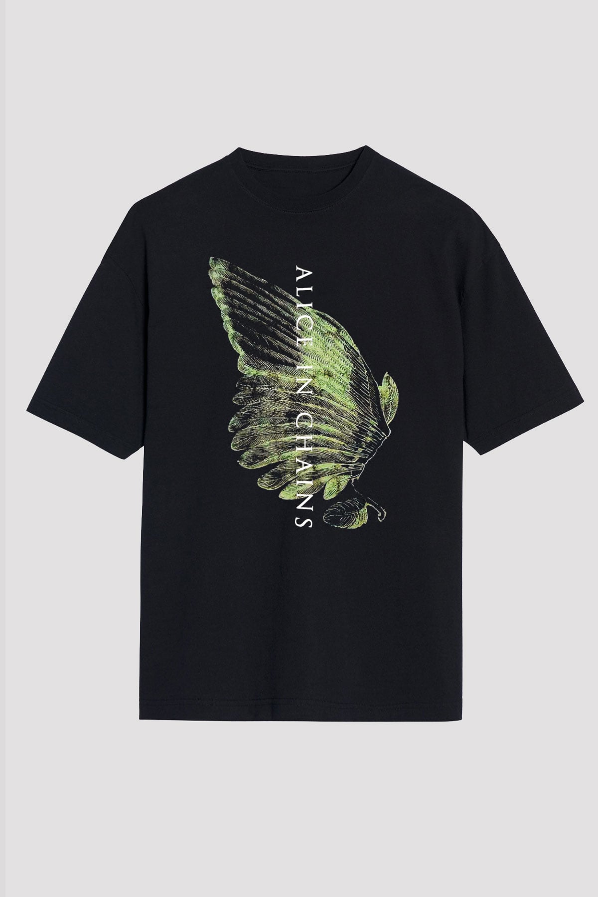 Alice in Chains Siyah Unisex Oversize Tişört T-Shirt