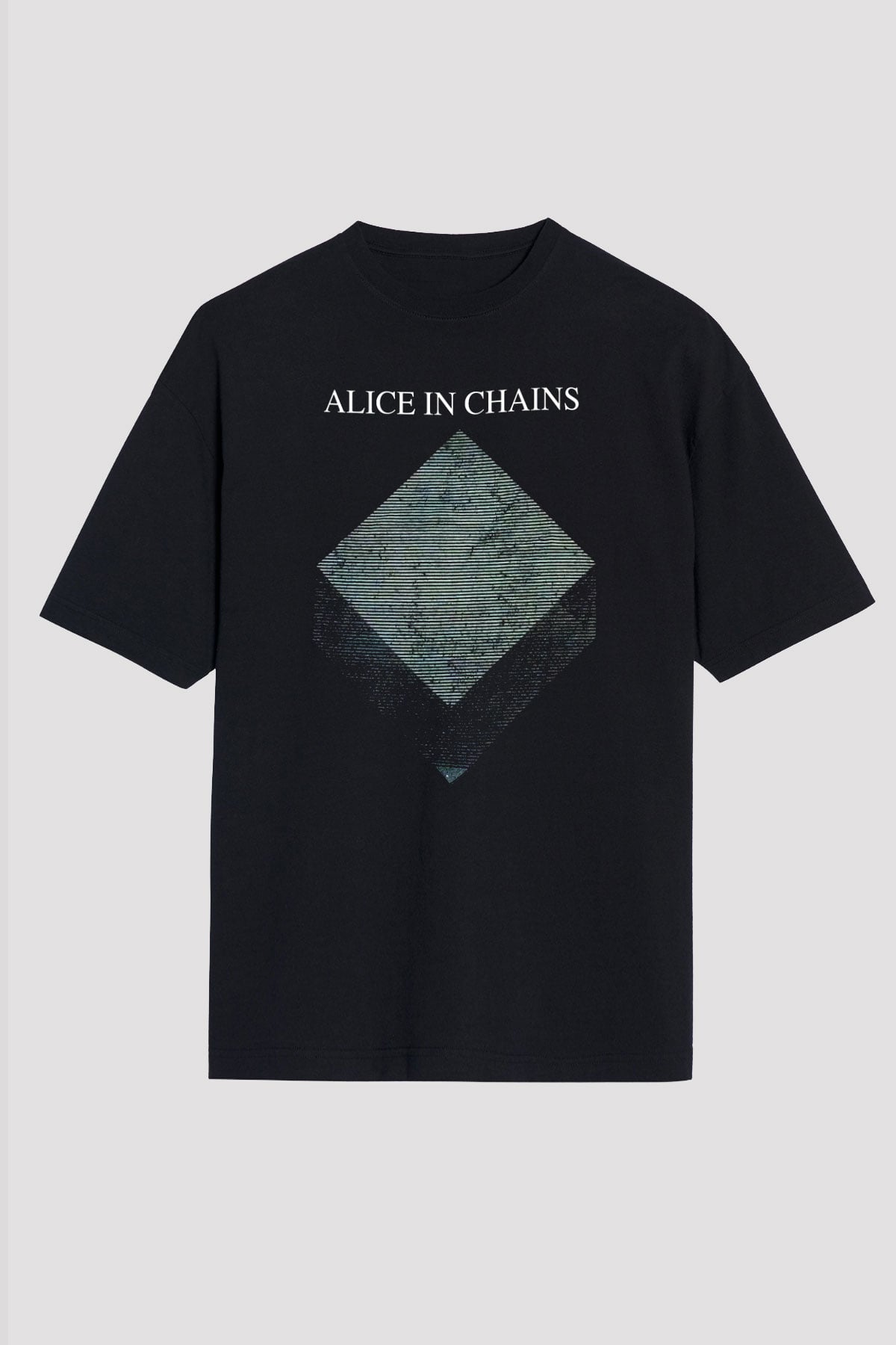 Alice in Chains Siyah Unisex Oversize Tişört T-Shirt