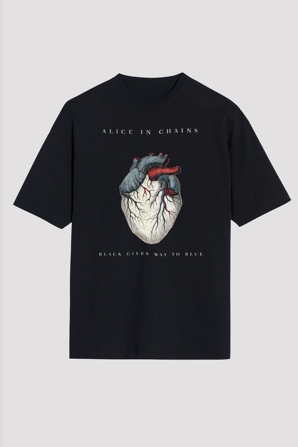 Alice in Chains Siyah Unisex Oversize Tişört T-Shirt