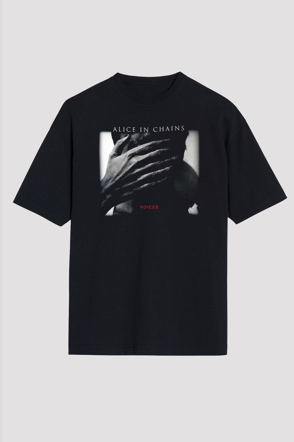 Alice in Chains Siyah Unisex Oversize Tişört T-Shirt