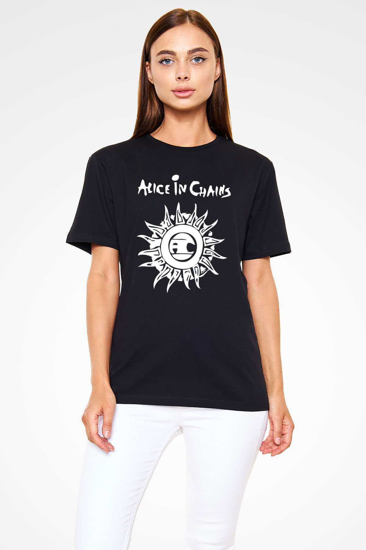 Alice in Chains Siyah Unisex Tişört T-Shirt - TişörtFabrikası