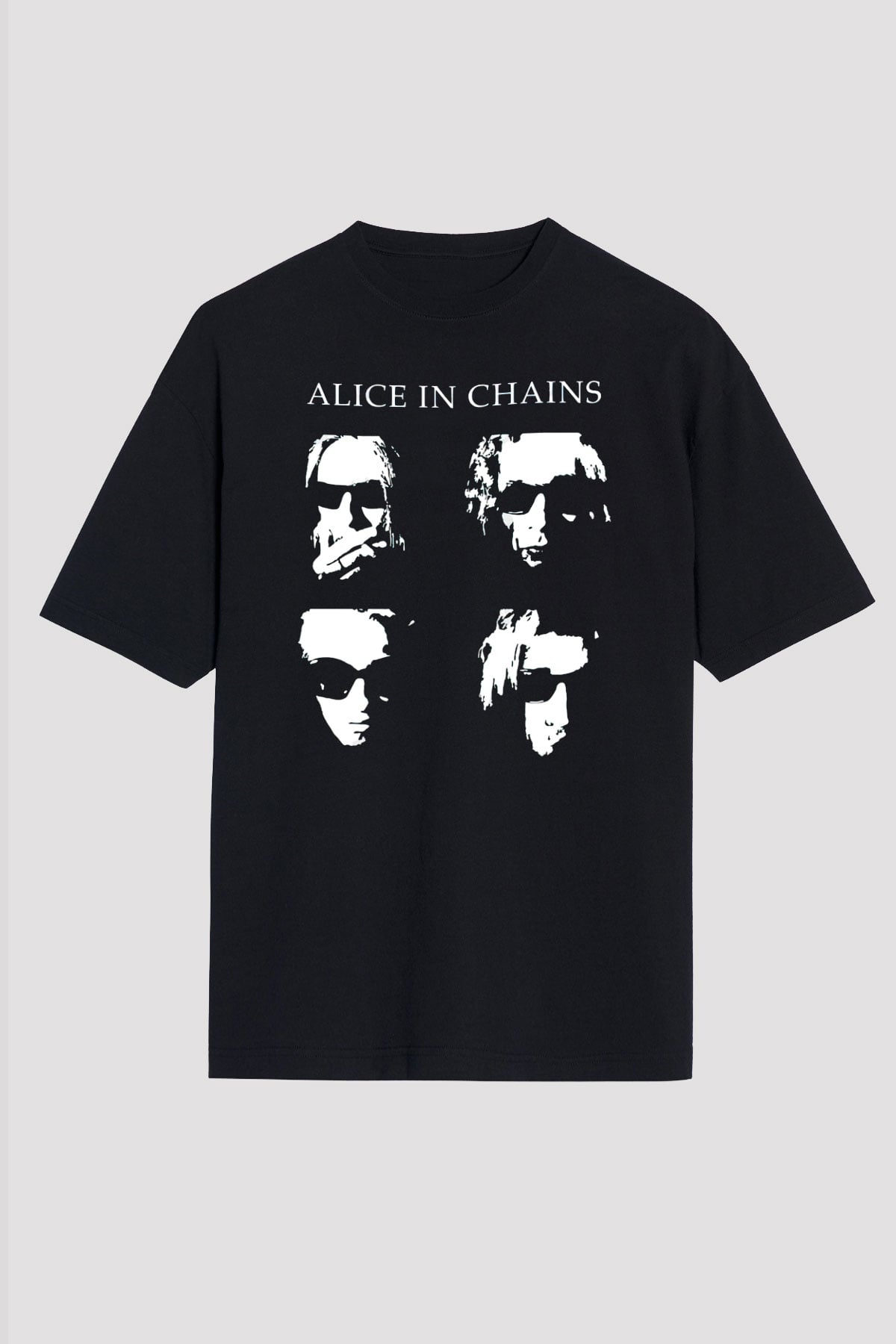 Alice in Chains Siyah Unisex Tişört T-Shirt - TişörtFabrikası