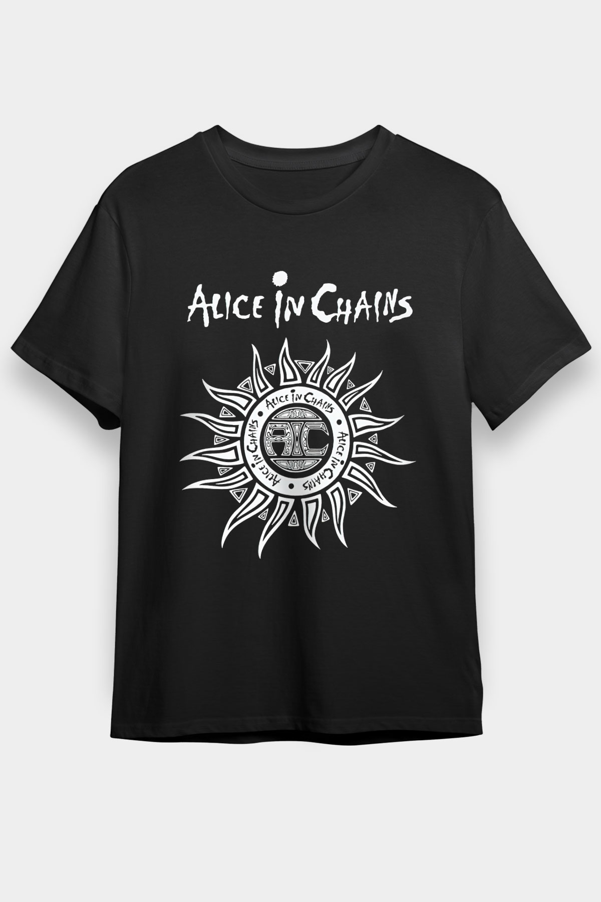 Alice in Chains Siyah Unisex Tişört T-Shirt - TişörtFabrikası
