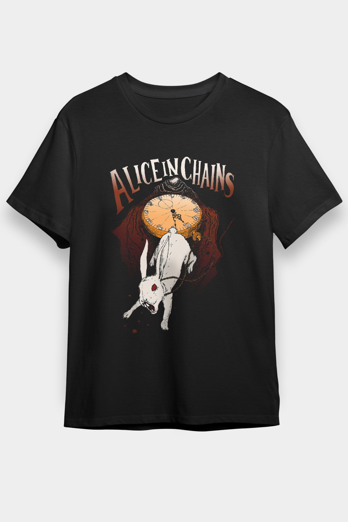 Alice in Chains Siyah Unisex Tişört T-Shirt - TişörtFabrikası