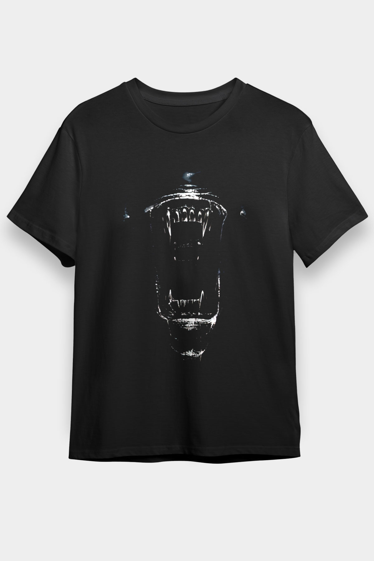Alien Siyah Unisex Tişört T-Shirt