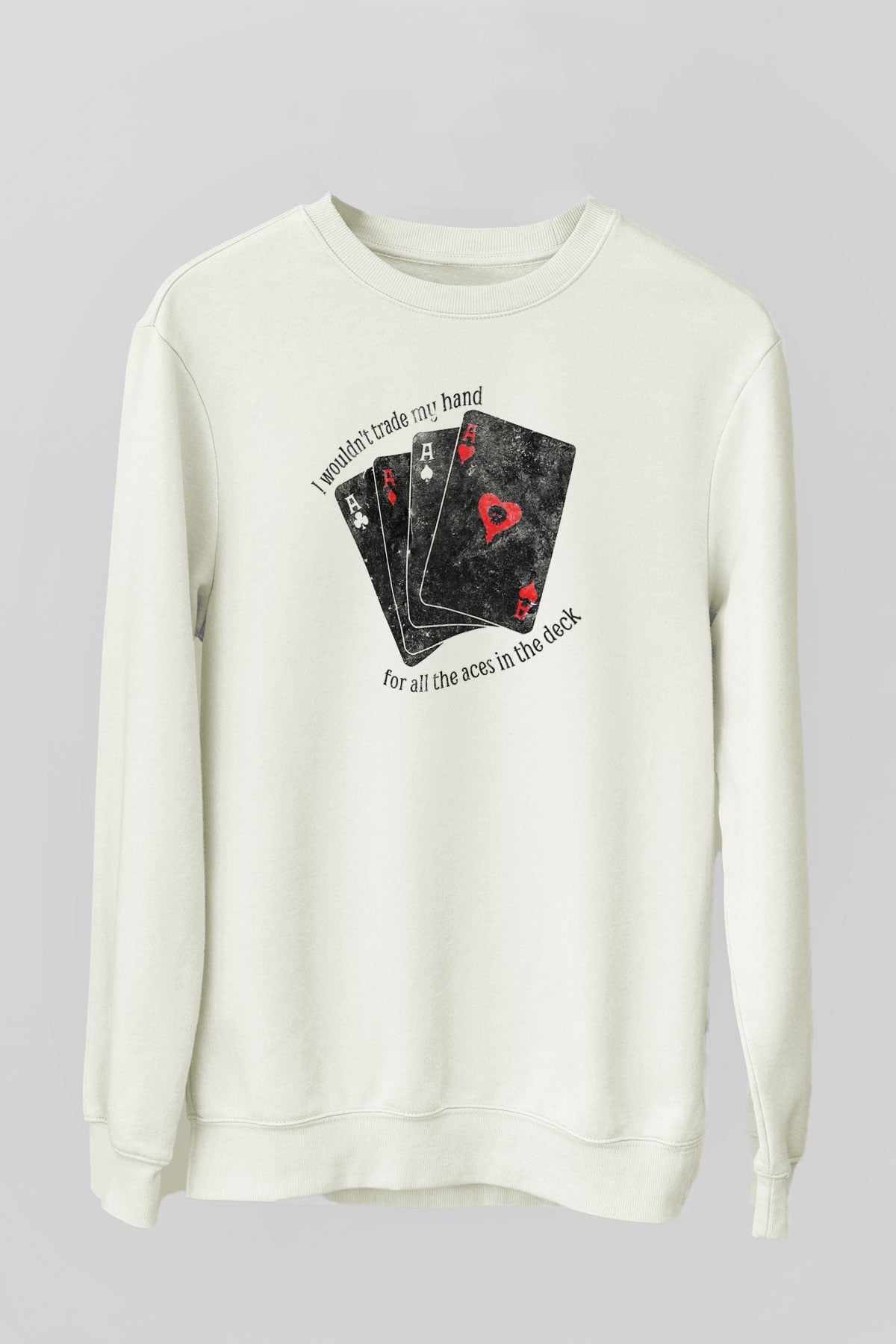 Alkaline Trio Beyaz Unisex Sweatshirt