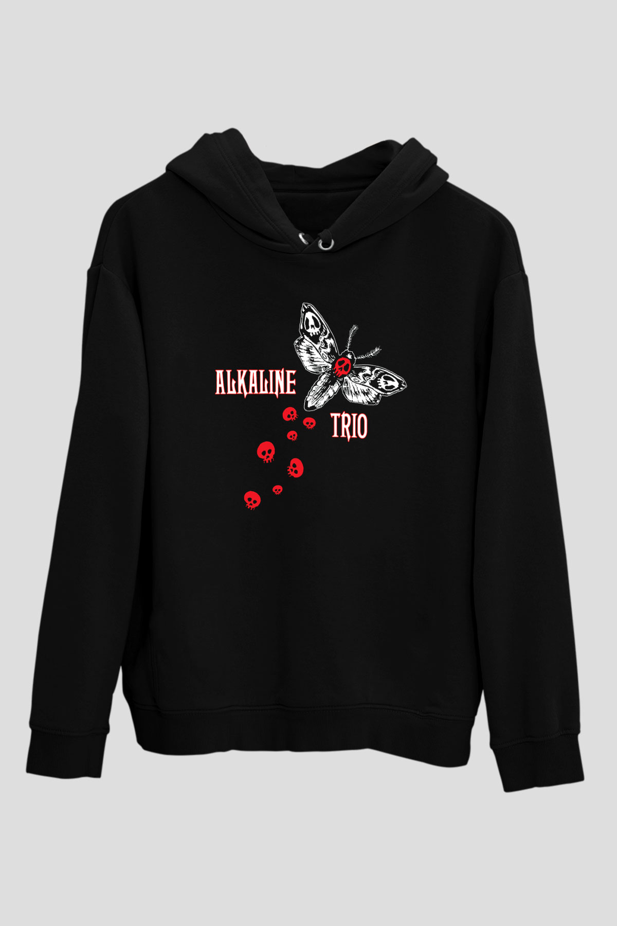 Alkaline Trio Siyah Unisex Hoodie
