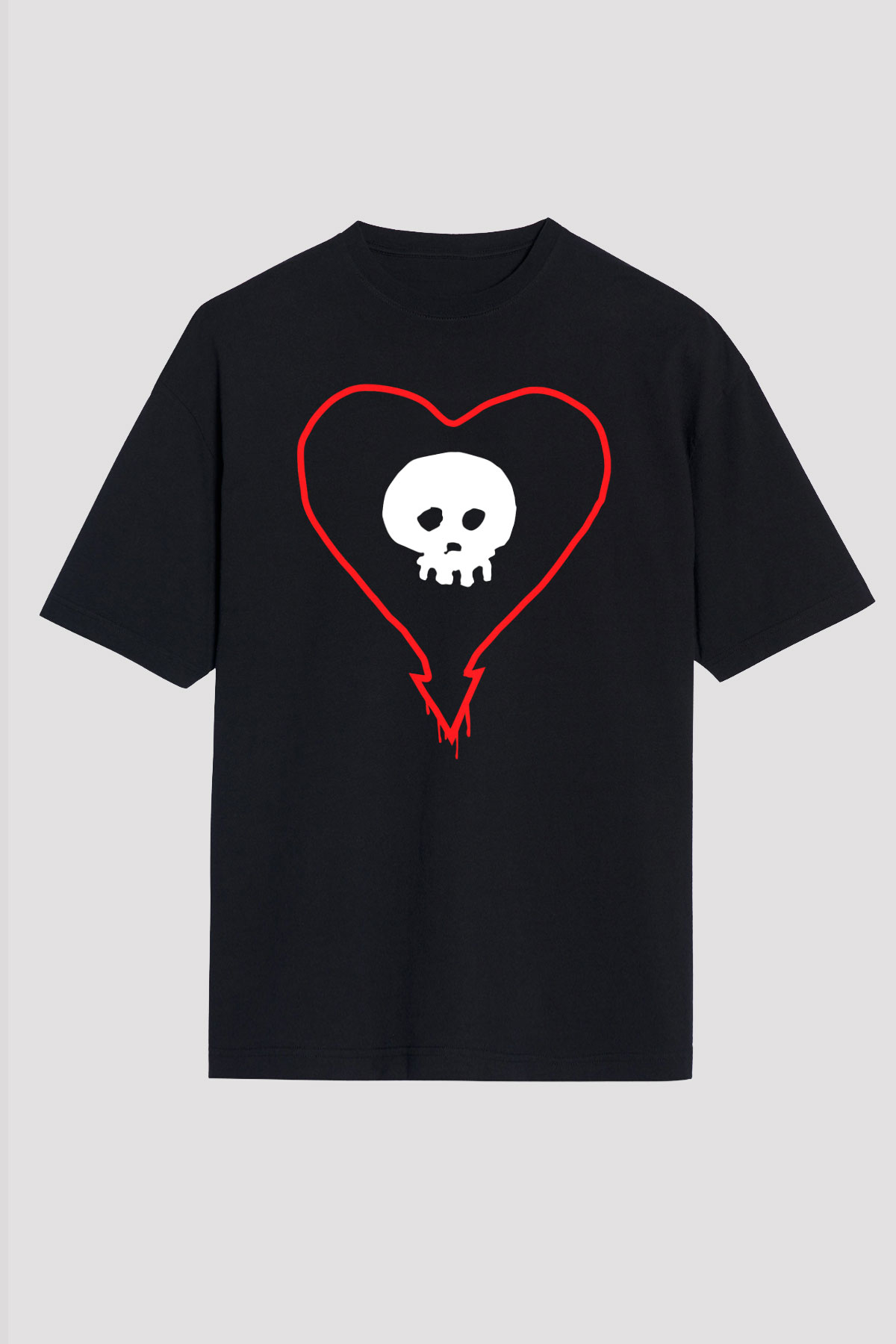 Alkaline Trio Siyah Unisex Oversize Tişört T-Shirt