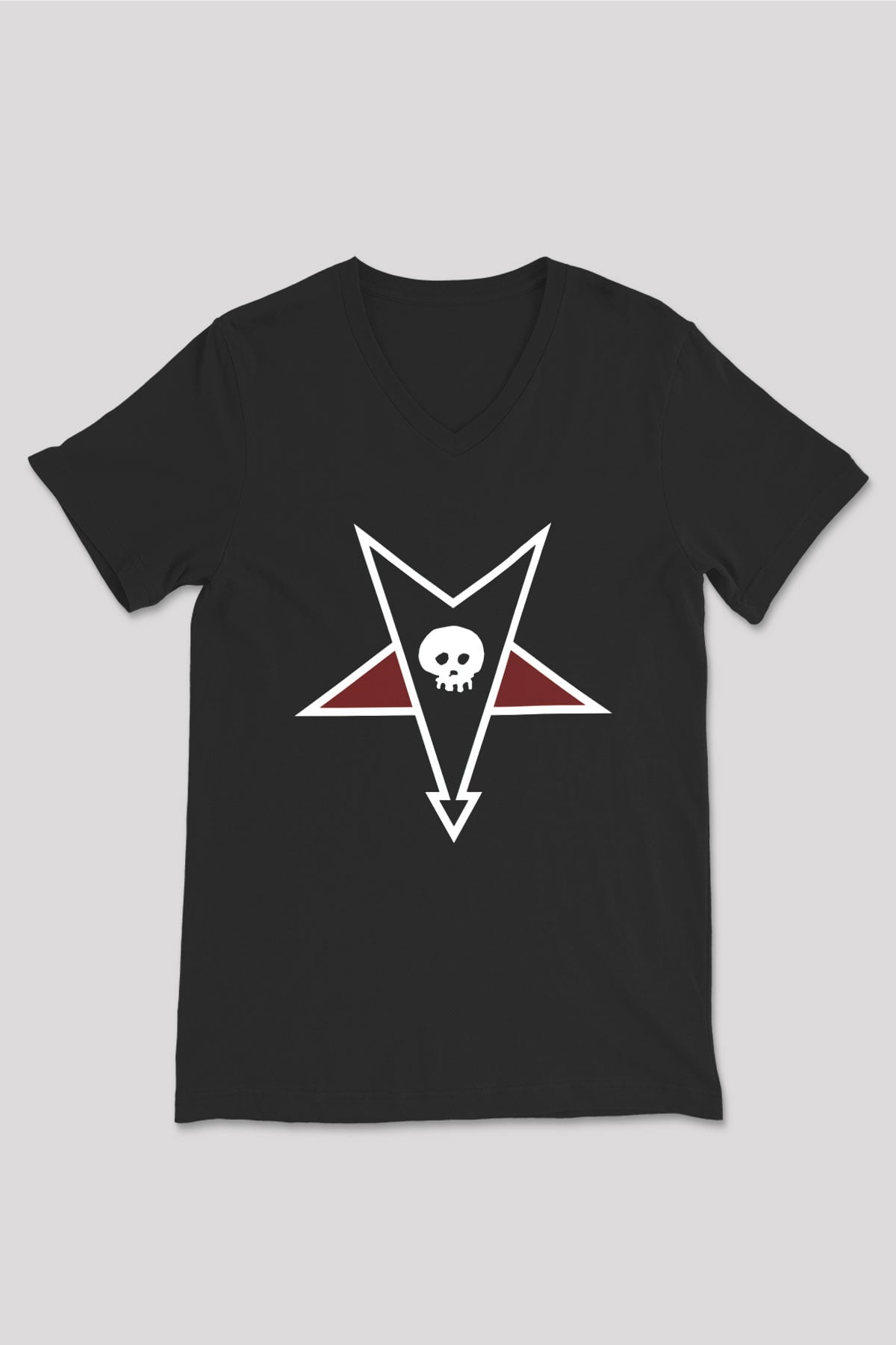 Alkaline Trio Siyah Unisex V Yaka Tişört