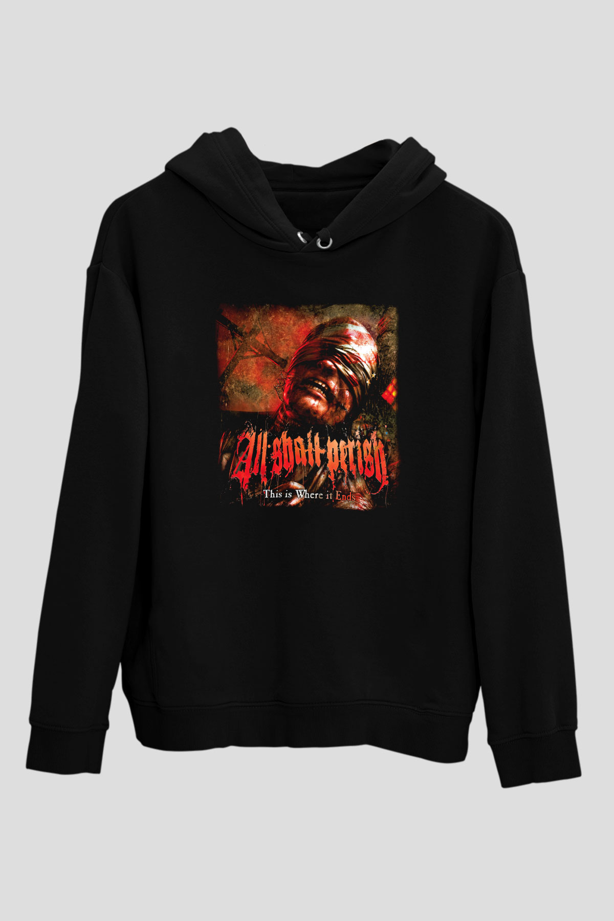 All Shall Perish Siyah Unisex Hoodie