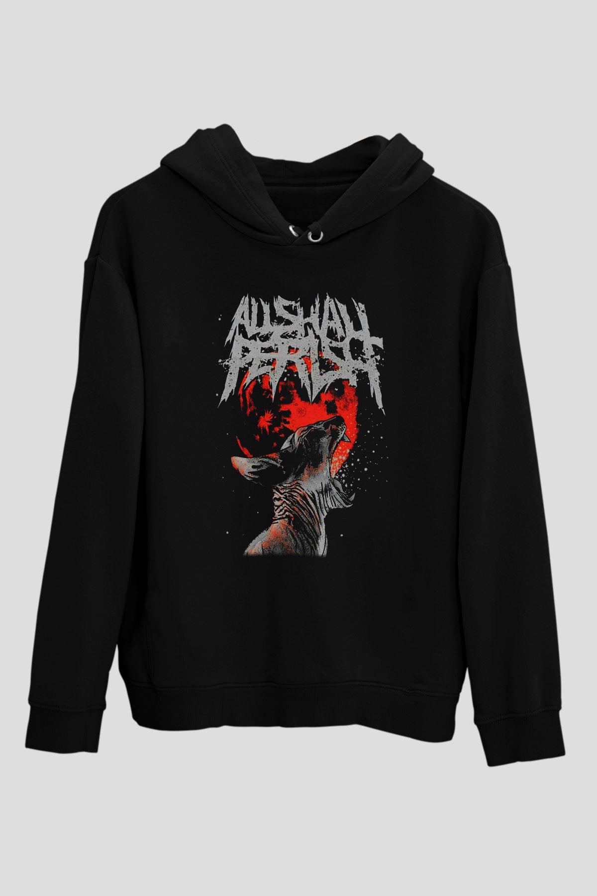 All Shall Perish Siyah Unisex Hoodie