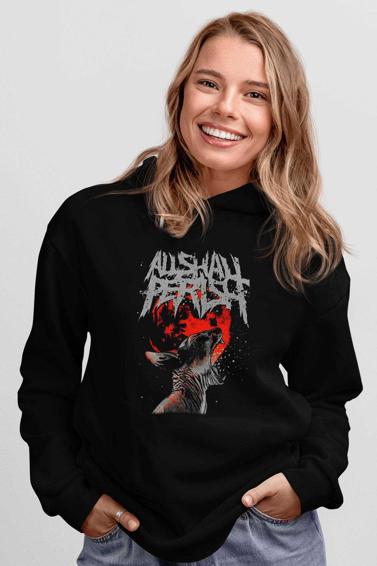 All Shall Perish Siyah Unisex Hoodie