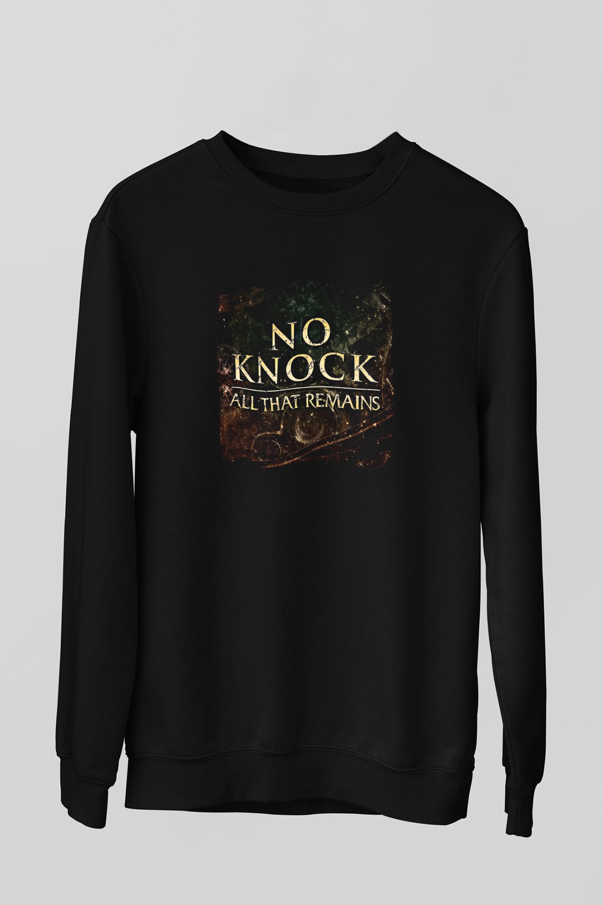 All That Remains Baskılı Unisex Siyah Sweatshirt