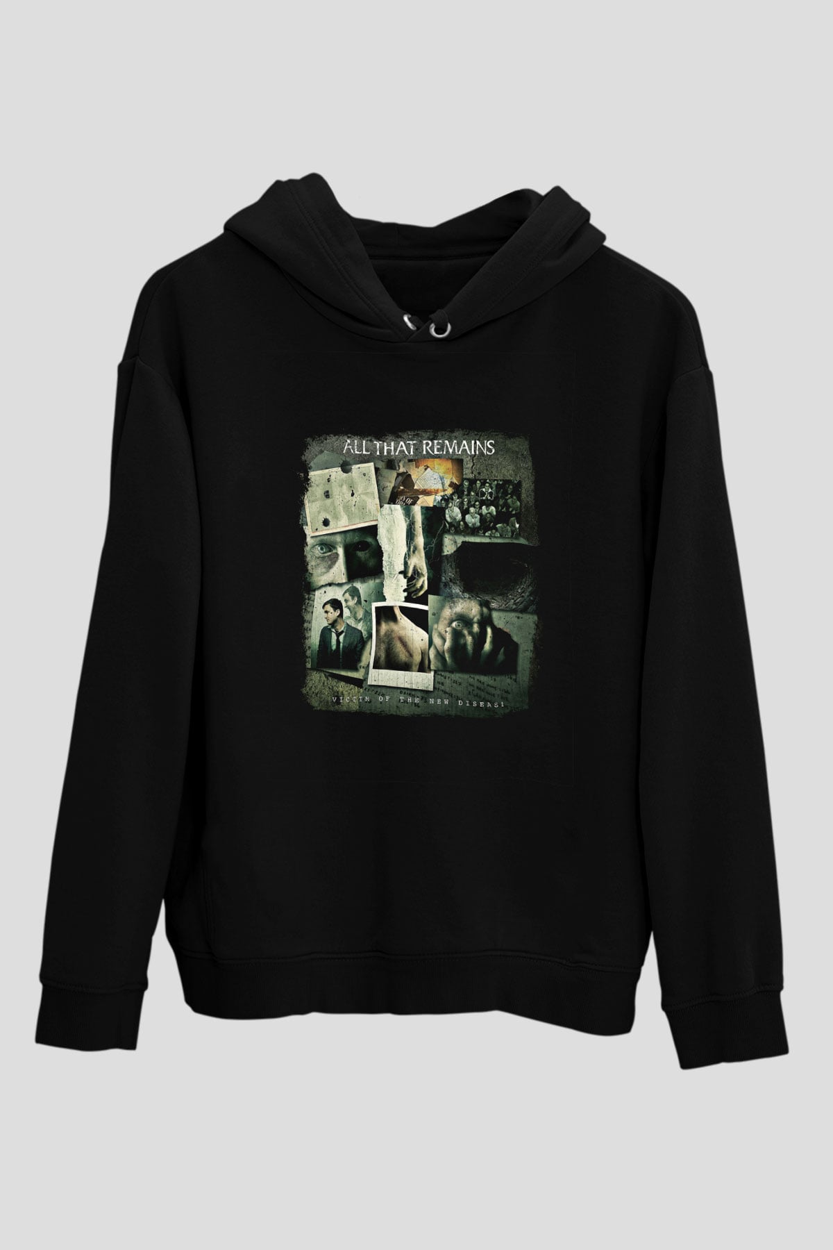 All That Remains Baskılı Unisex Siyah Hoodie