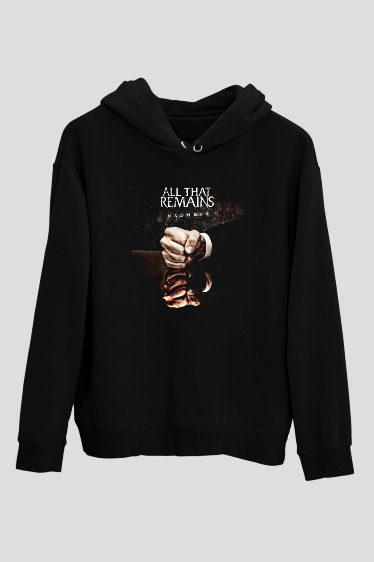 All That Remains Siyah Unisex Kapüşonlu Sweatshirt
