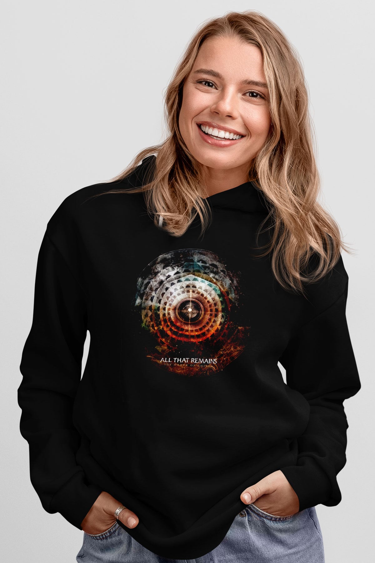 All That Remains Siyah Unisex Kapüşonlu Sweatshirt