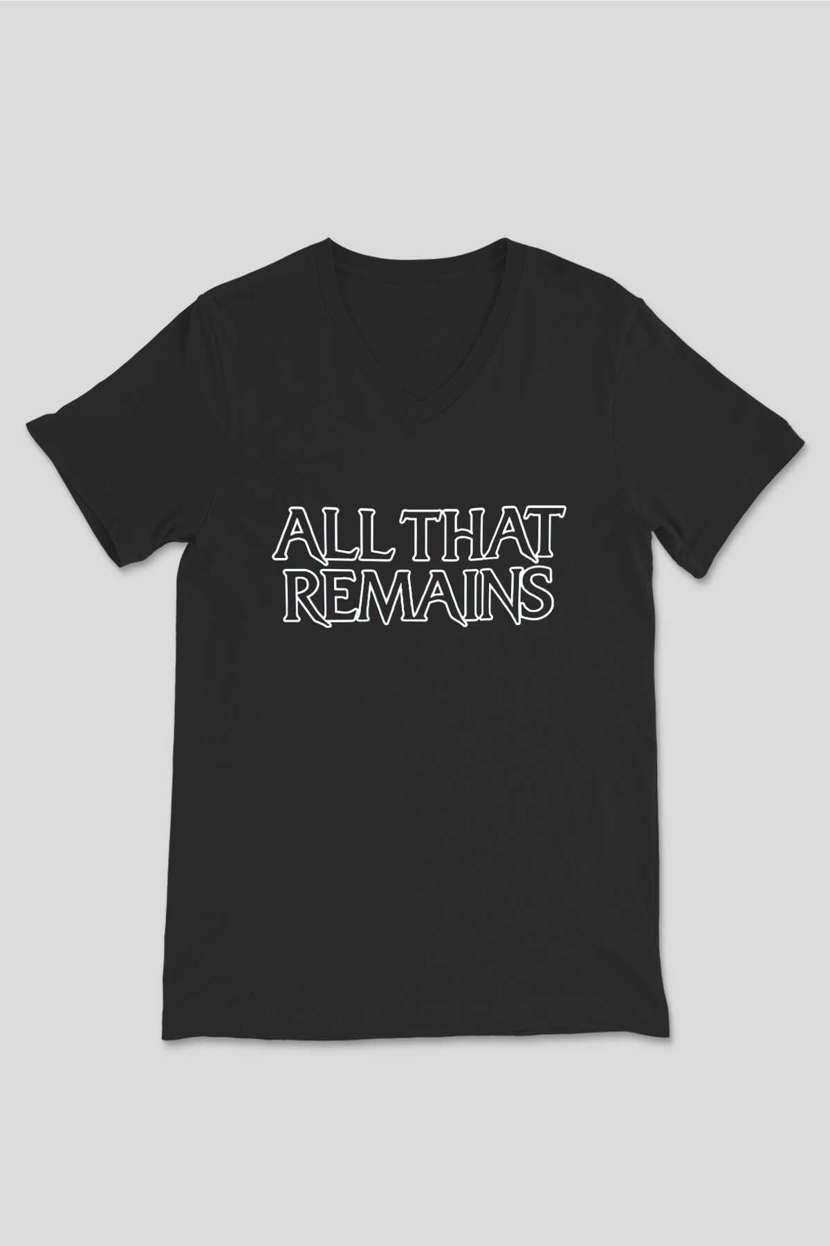 All That Remains Siyah Unisex V Yaka Tişört