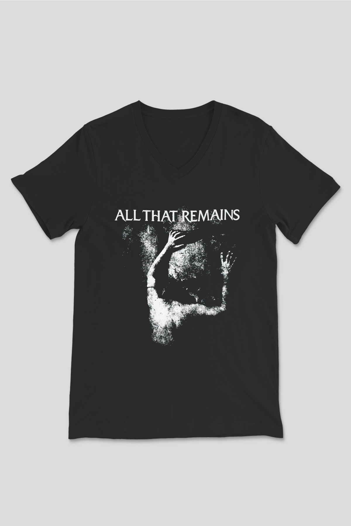 All That Remains Siyah Unisex V Yaka Tişört