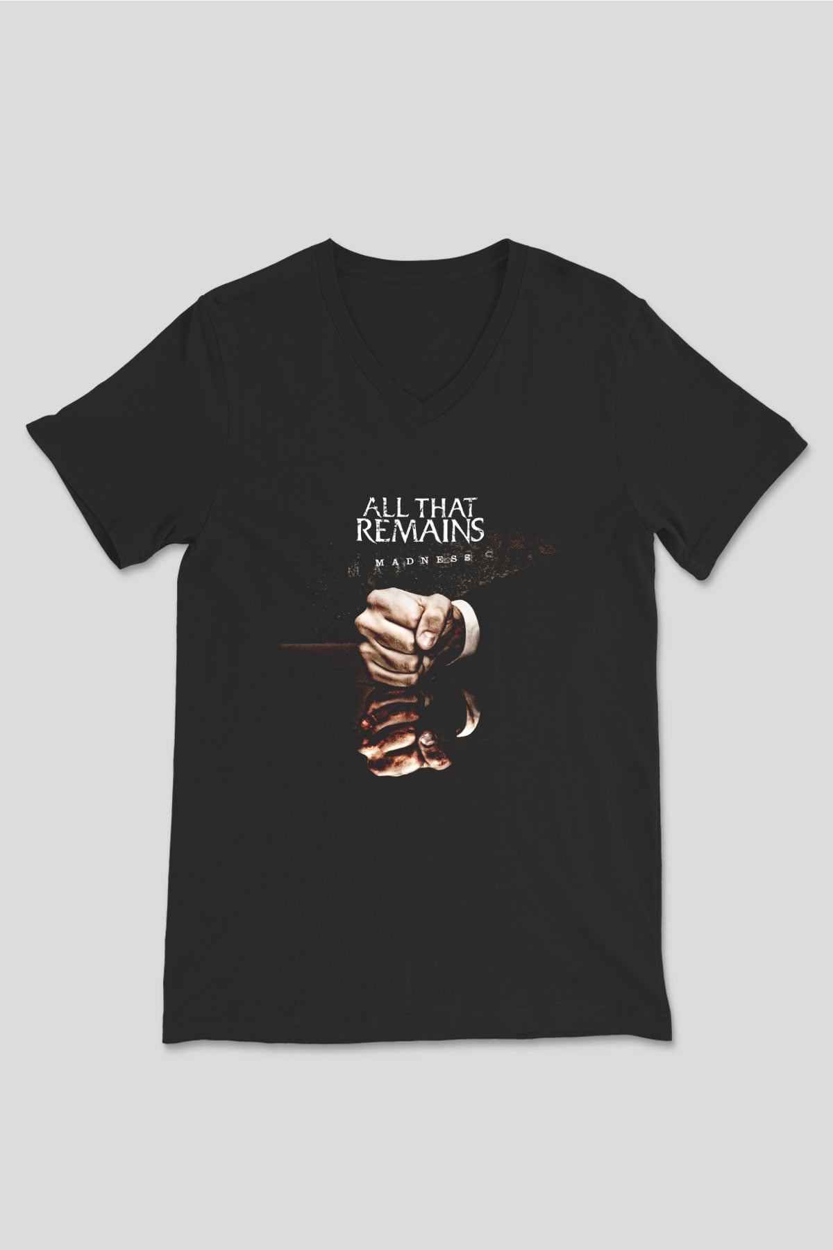All That Remains Siyah Unisex V Yaka Tişört