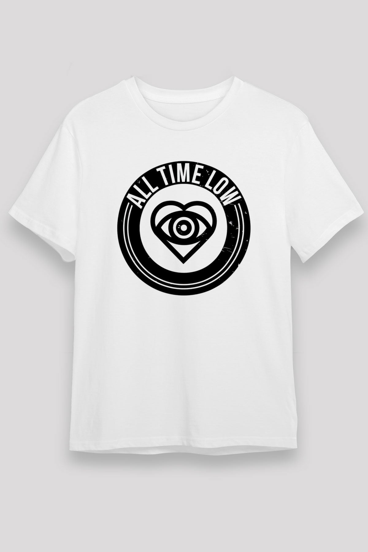 All Time Low Beyaz Unisex Tişört T-Shirt - TişörtFabrikası