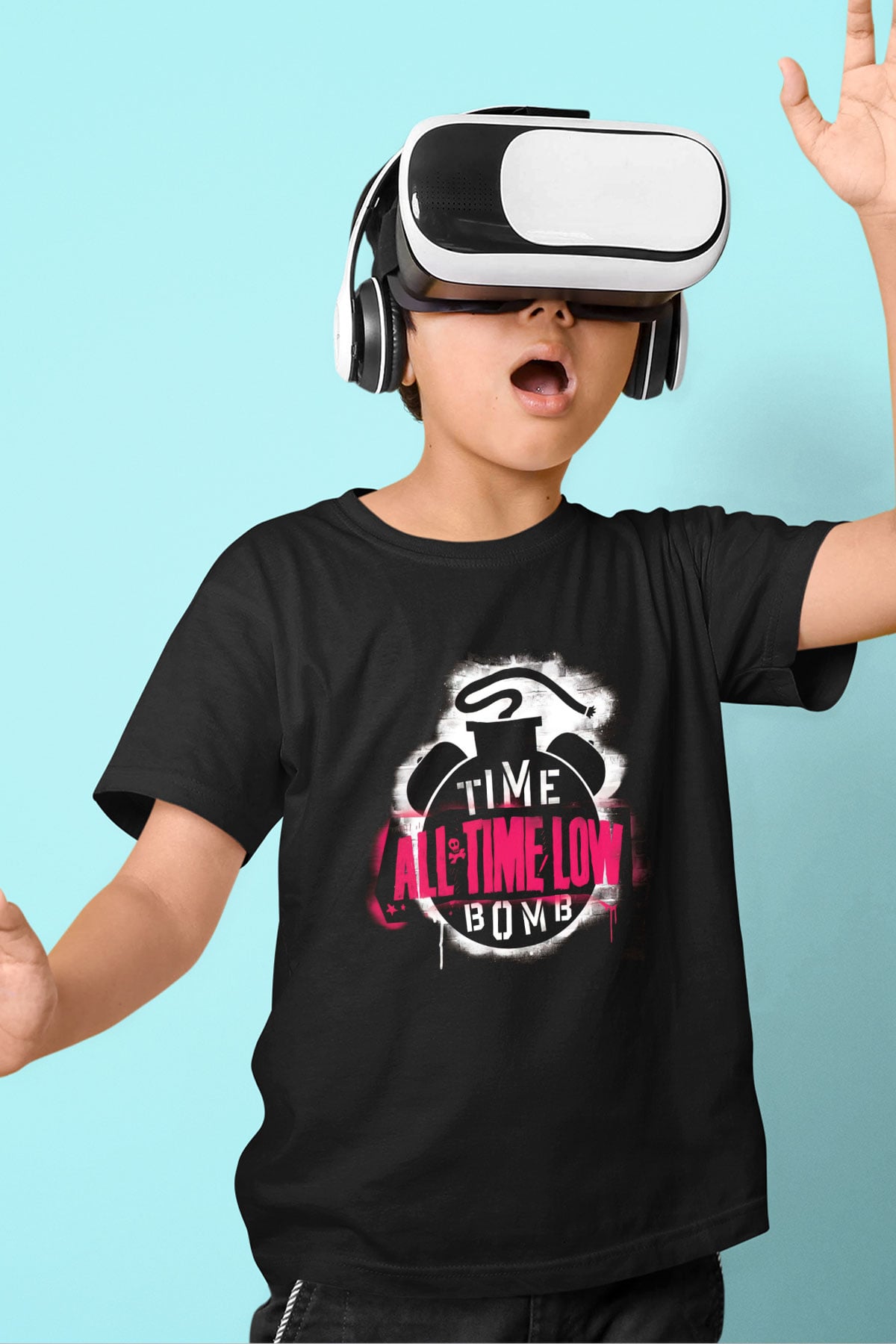 All Time Low Siyah Unisex Çocuk Tişört
