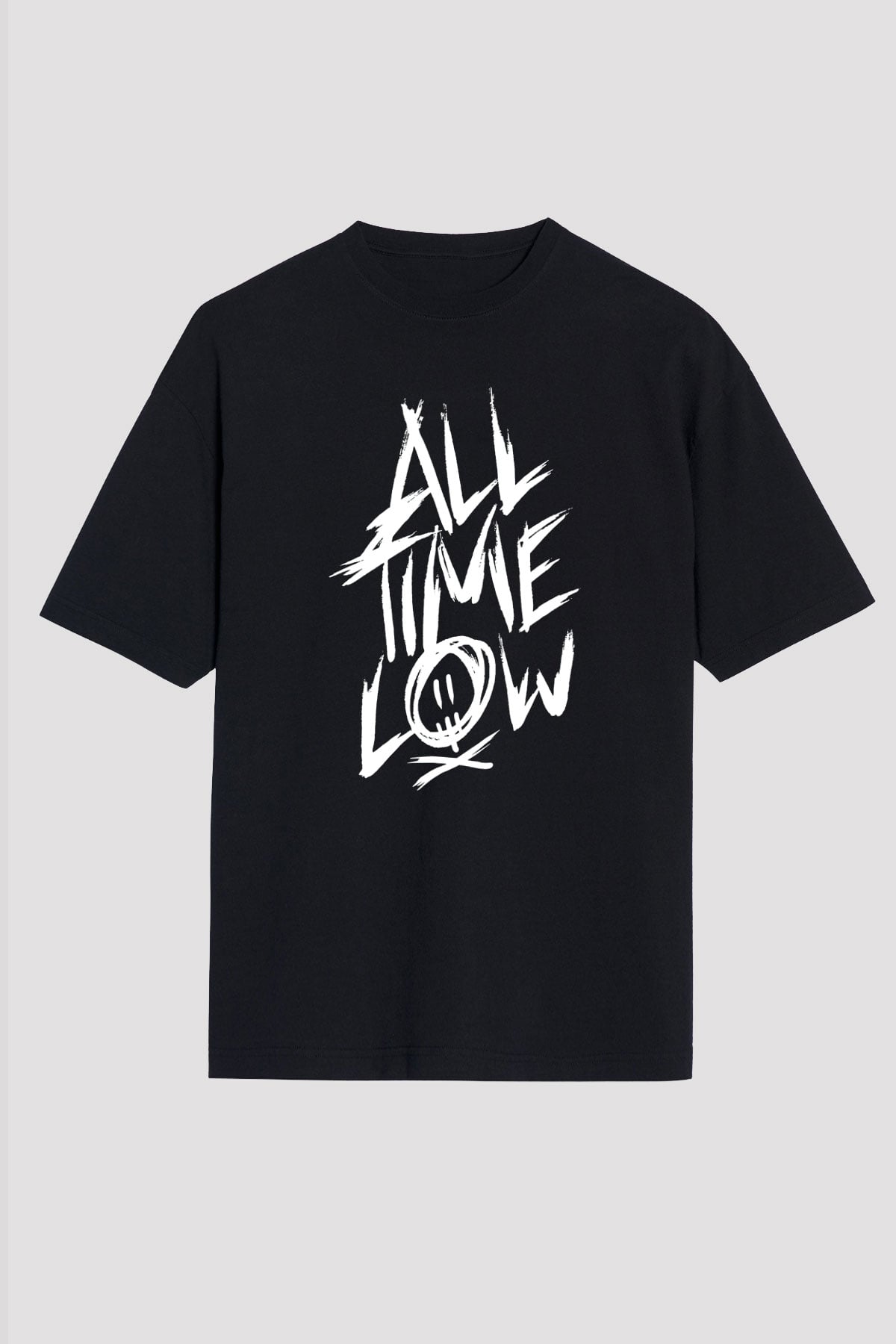 All Time Low Siyah Unisex Oversize Tişört T-Shirt