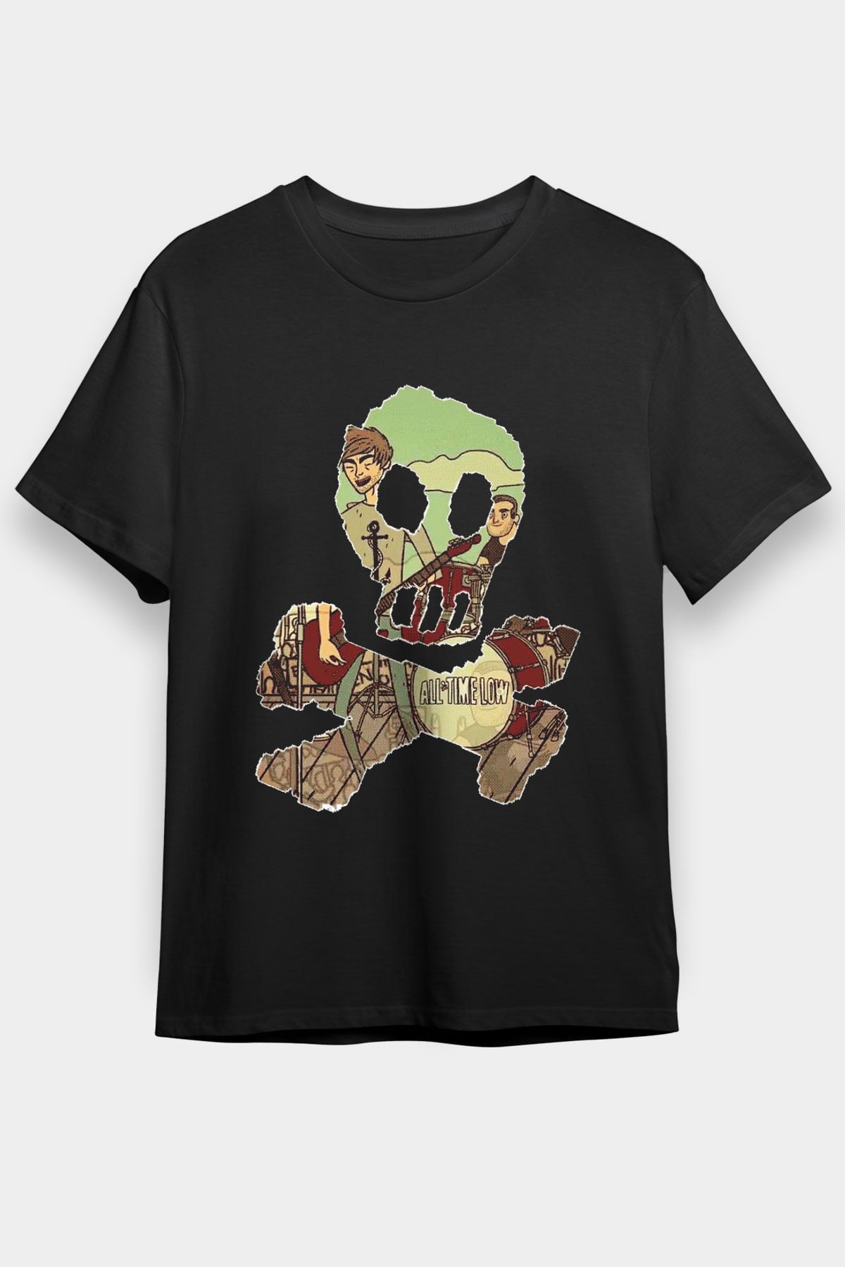 All Time Low Siyah Unisex Tişört T-Shirt - TişörtFabrikası