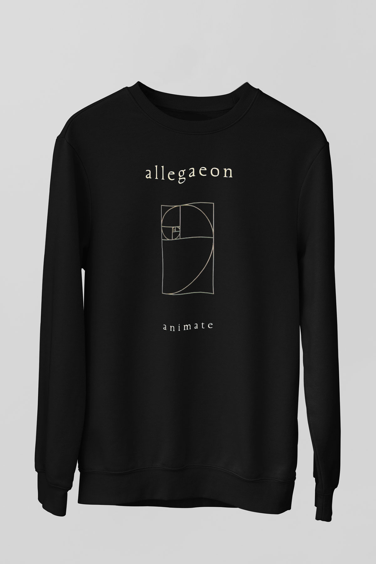 Allegaeon Baskılı Unisex Siyah Sweatshirt