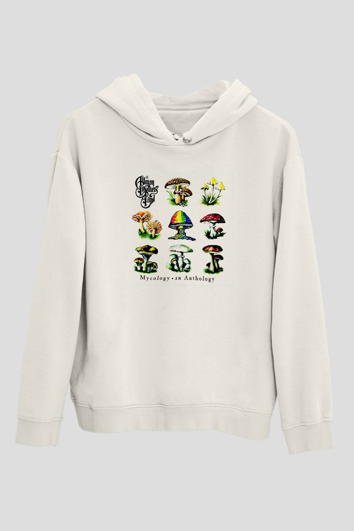 Allman Brothers Band Baskılı Unisex Beyaz Hoodie