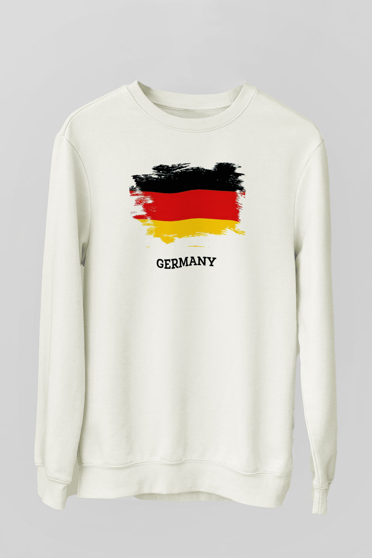 Almanya Beyaz Unisex Sweatshirt