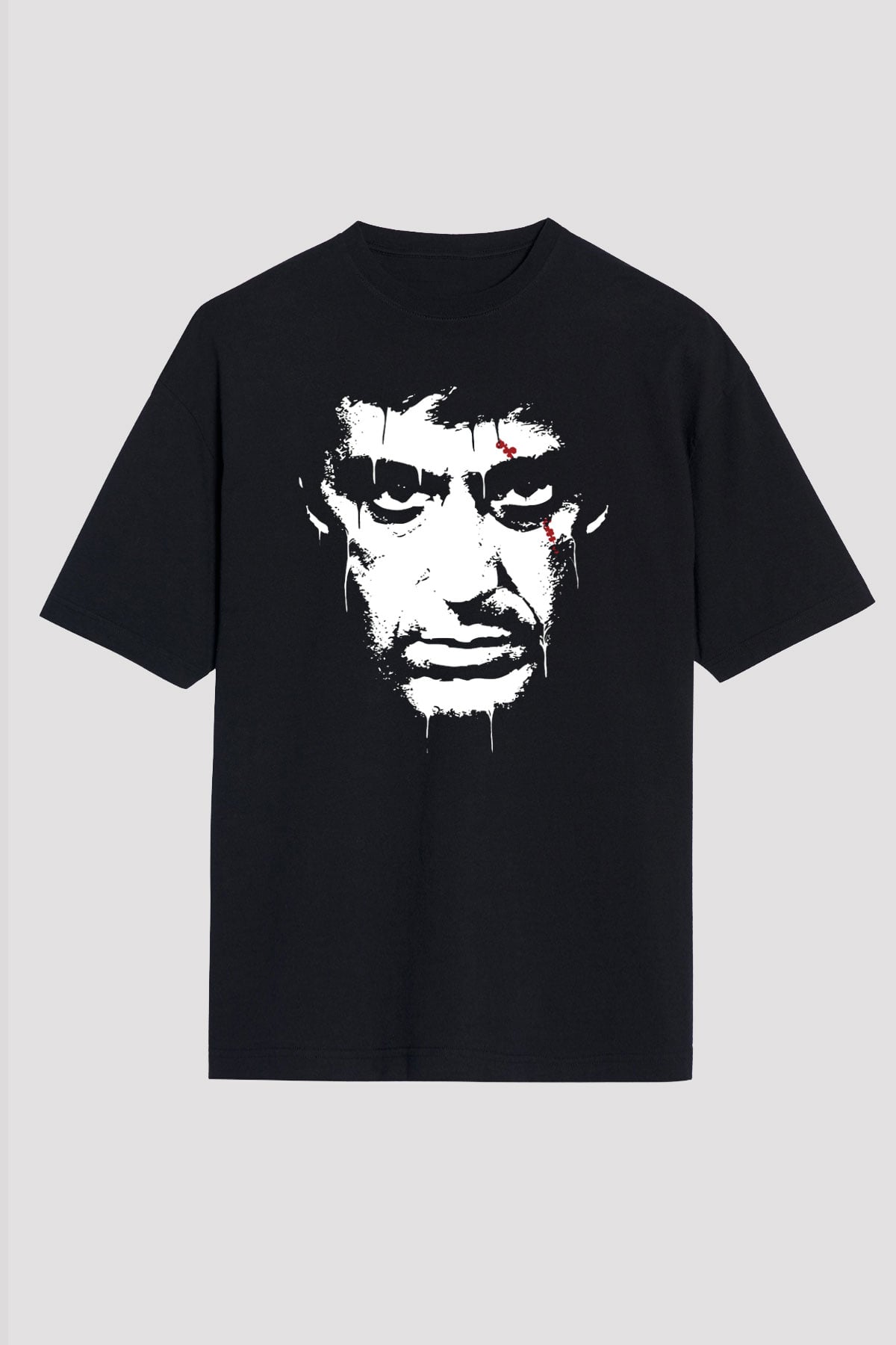 Alpacino Siyah Unisex Oversize Tişört T-Shirt