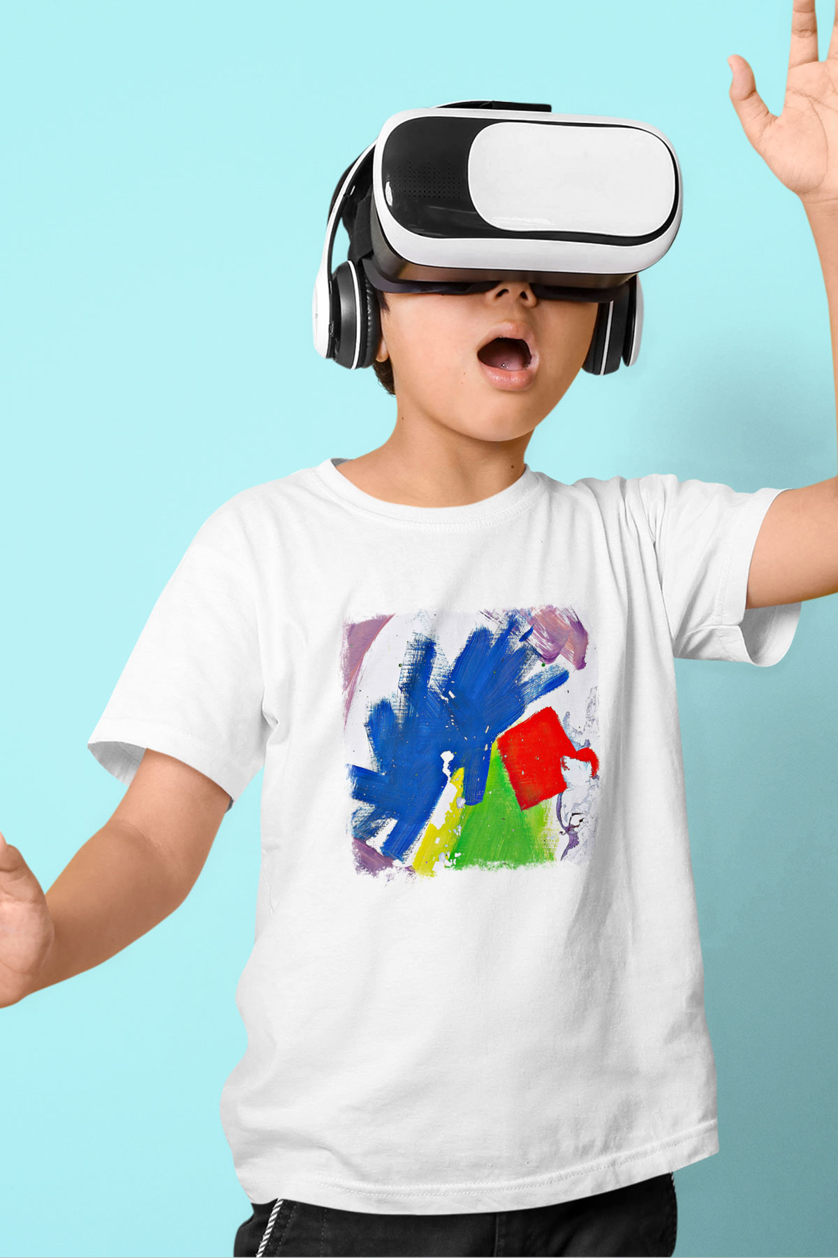 Alt-J Baskılı Unisex Beyaz Çocuk Tişört