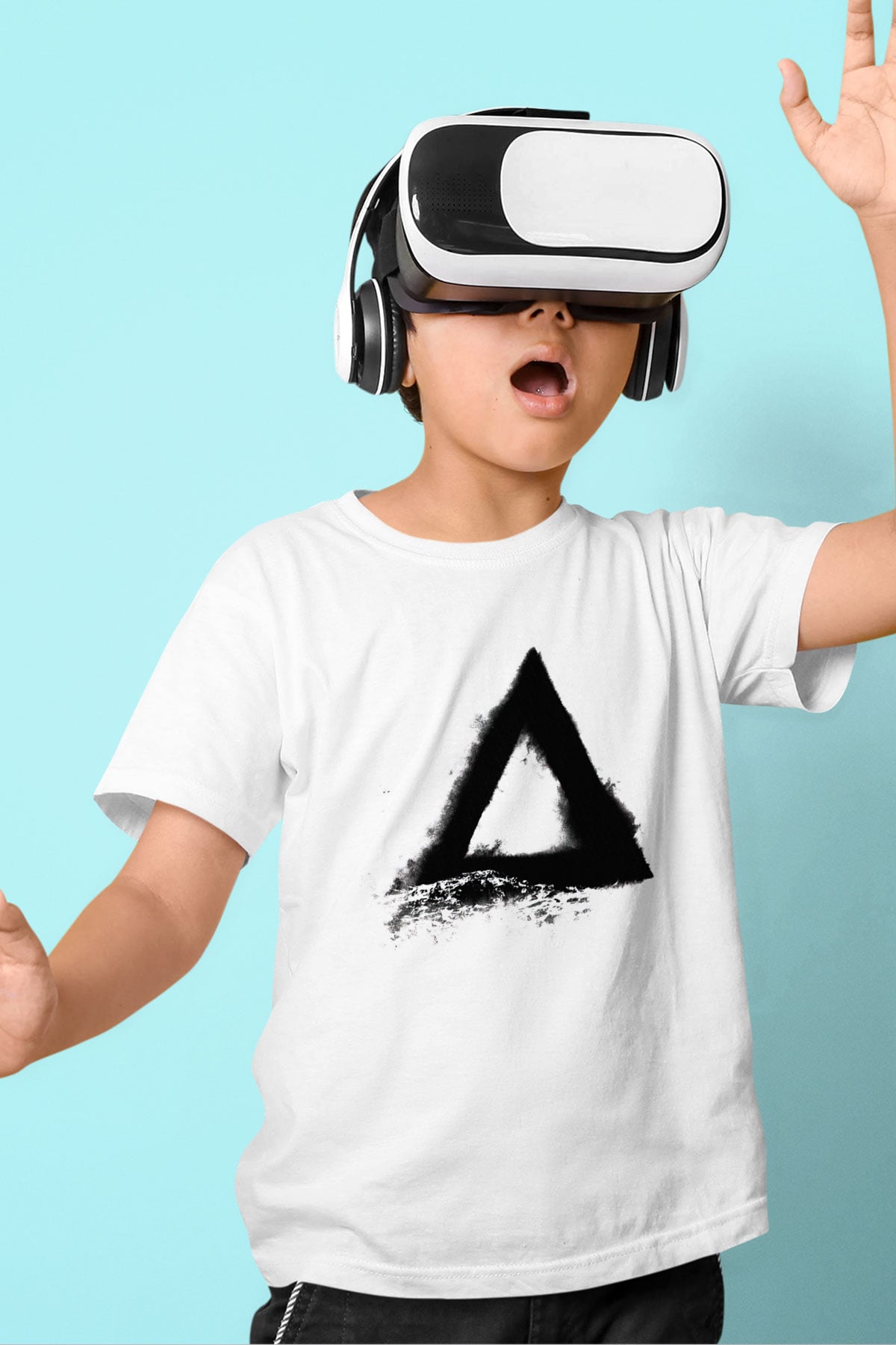 Alt-J Beyaz Unisex Çocuk Tişört