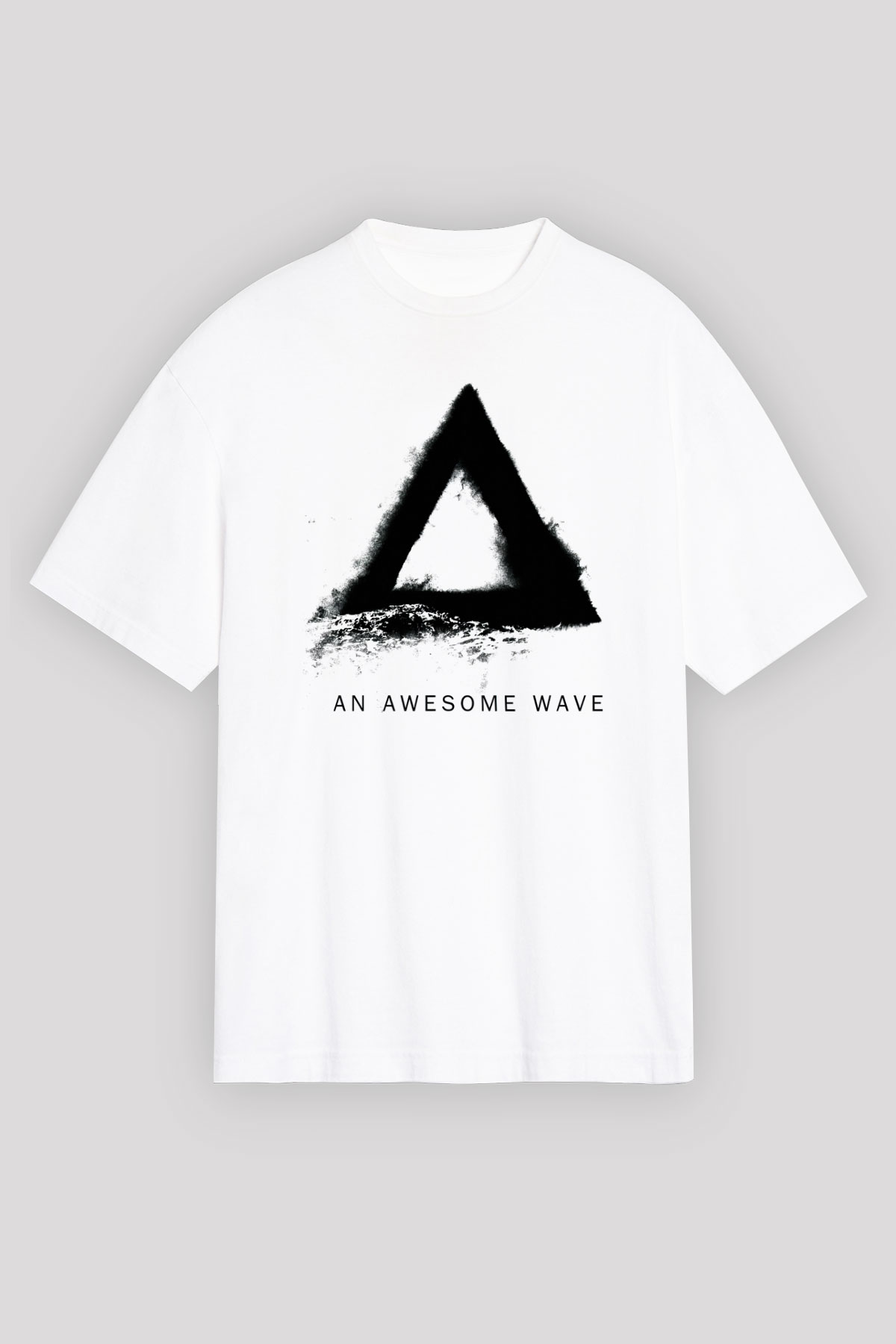 Alt-J Beyaz Unisex Oversize Tişört T-Shirt