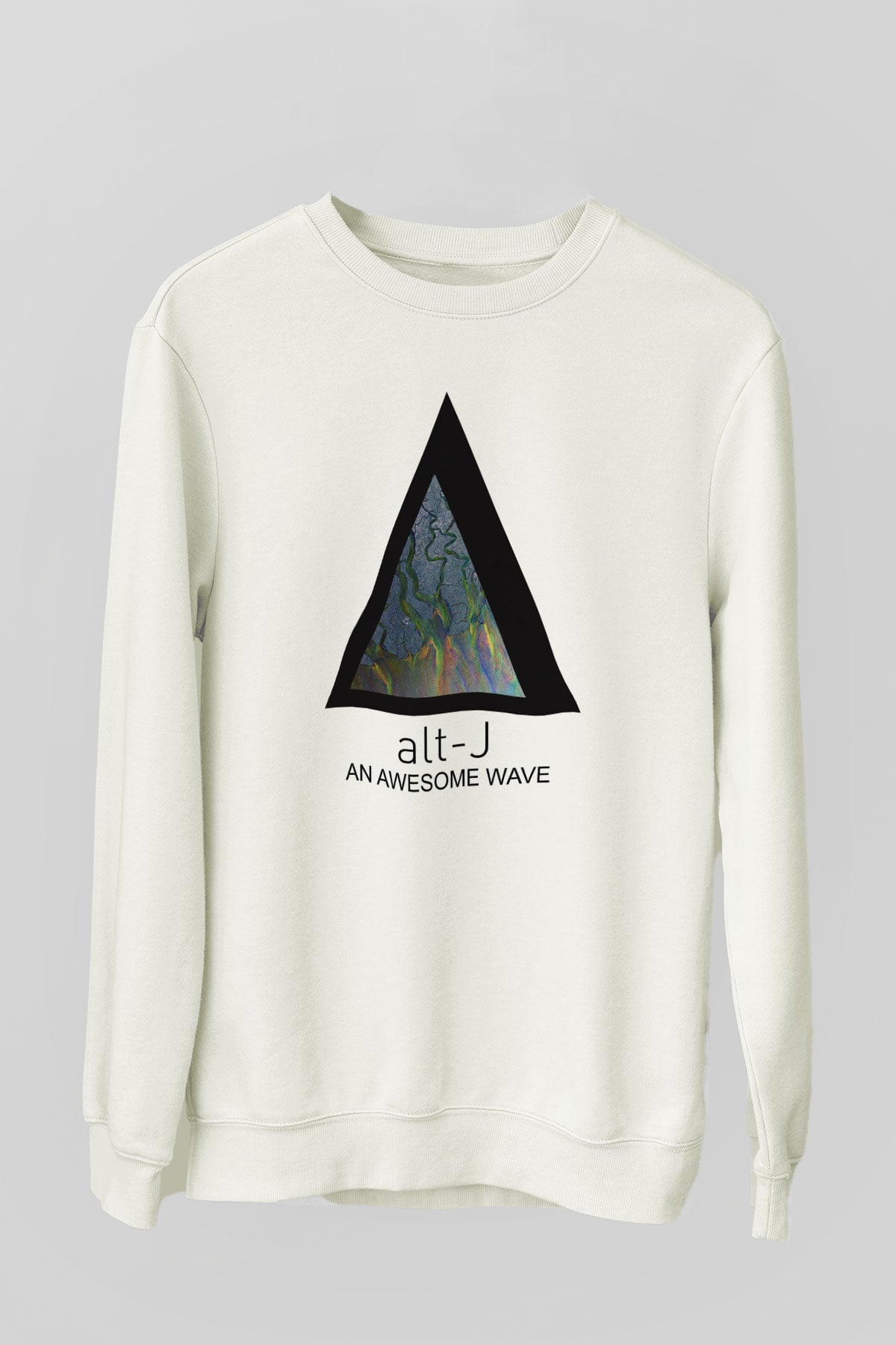 Alt-J Beyaz Unisex Sweatshirt