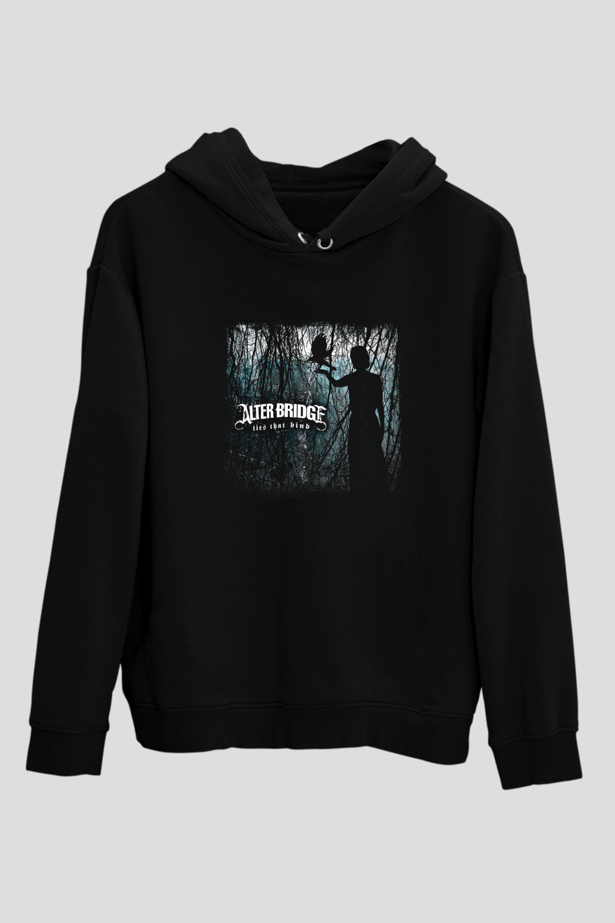 Alter Bridge Baskılı Unisex Siyah Hoodie