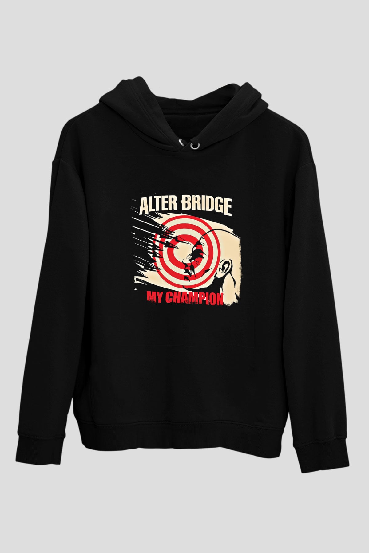 Alter Bridge Baskılı Unisex Siyah Hoodie