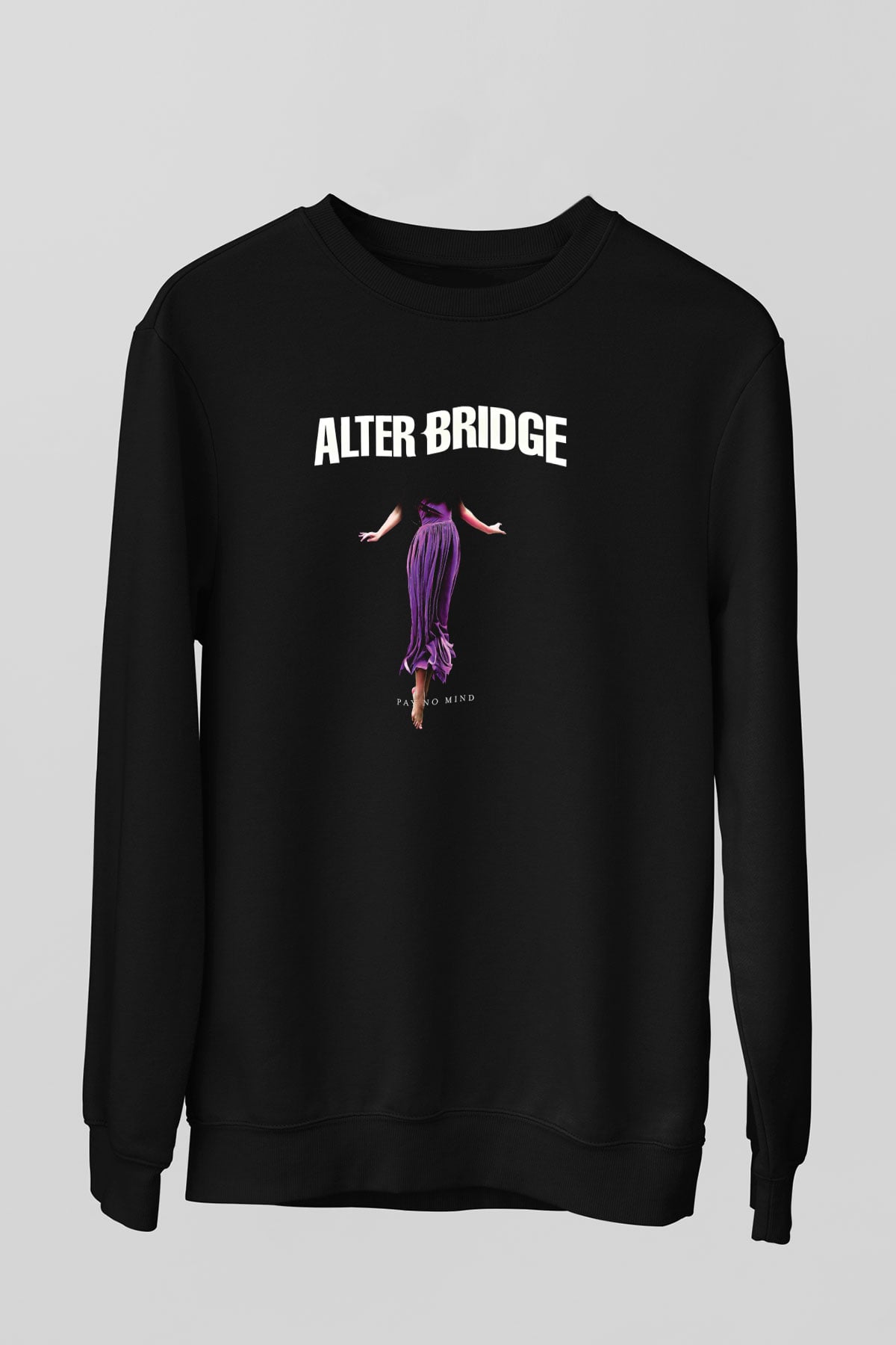 Alter Bridge Baskılı Unisex Siyah Sweatshirt