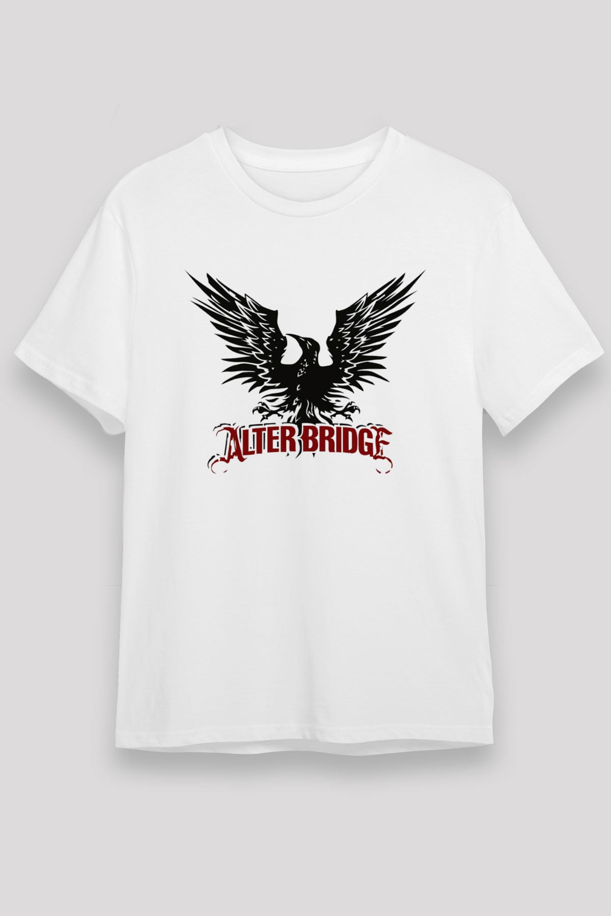 Alter Bridge Beyaz Unisex Tişört T-Shirt - TişörtFabrikası