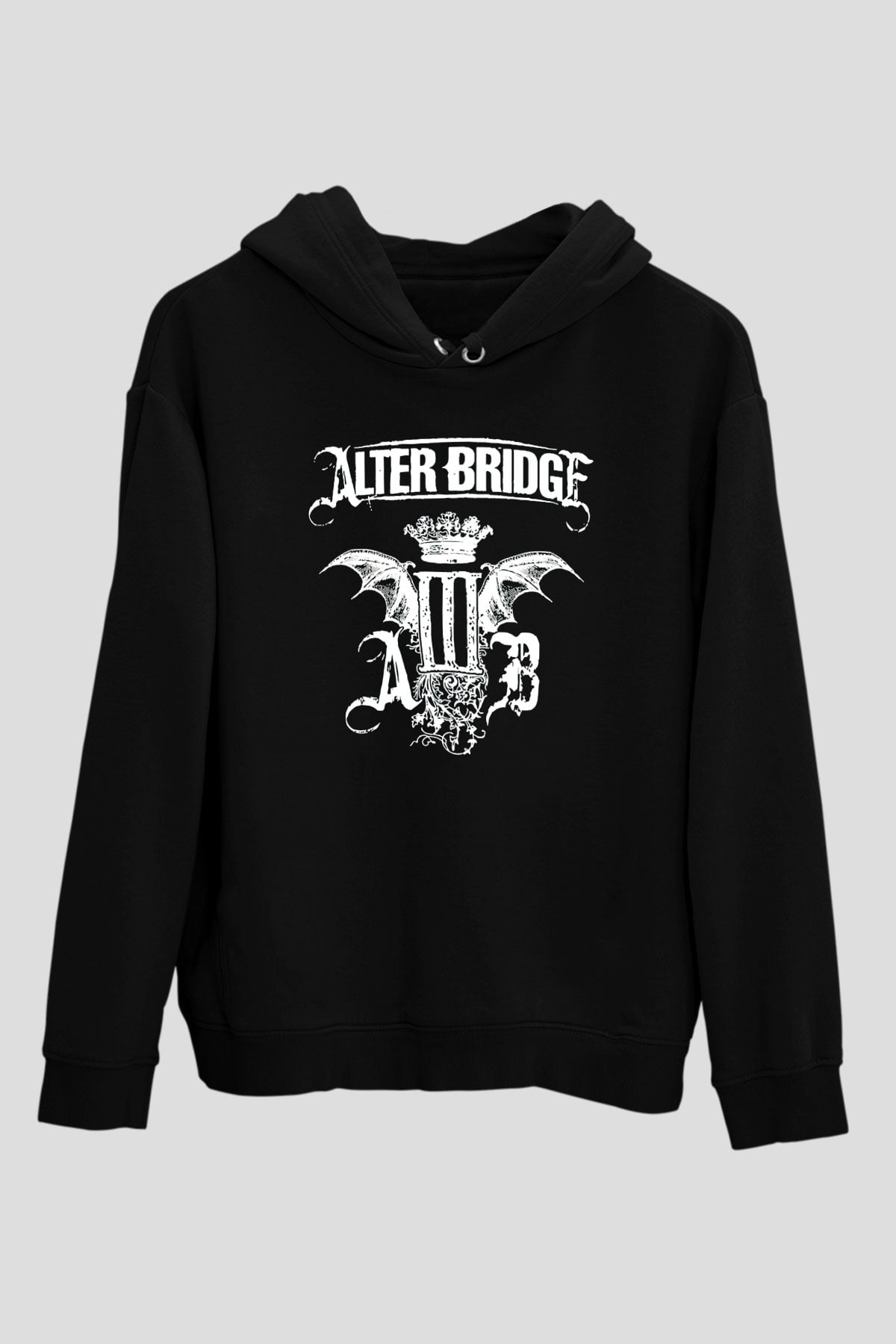 Alter Bridge Siyah Unisex Kapüşonlu Sweatshirt