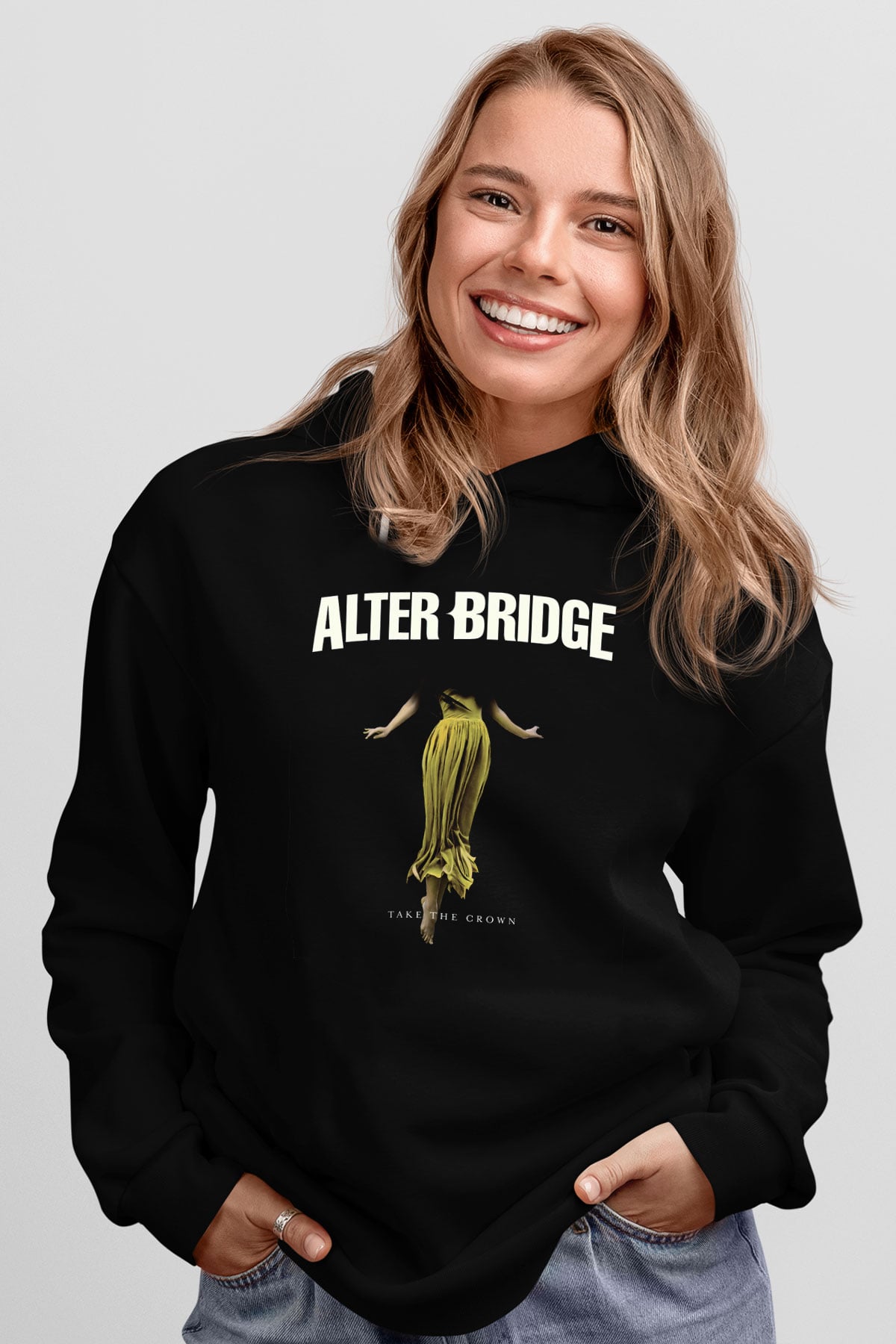 Alter Bridge Siyah Unisex Kapüşonlu Sweatshirt