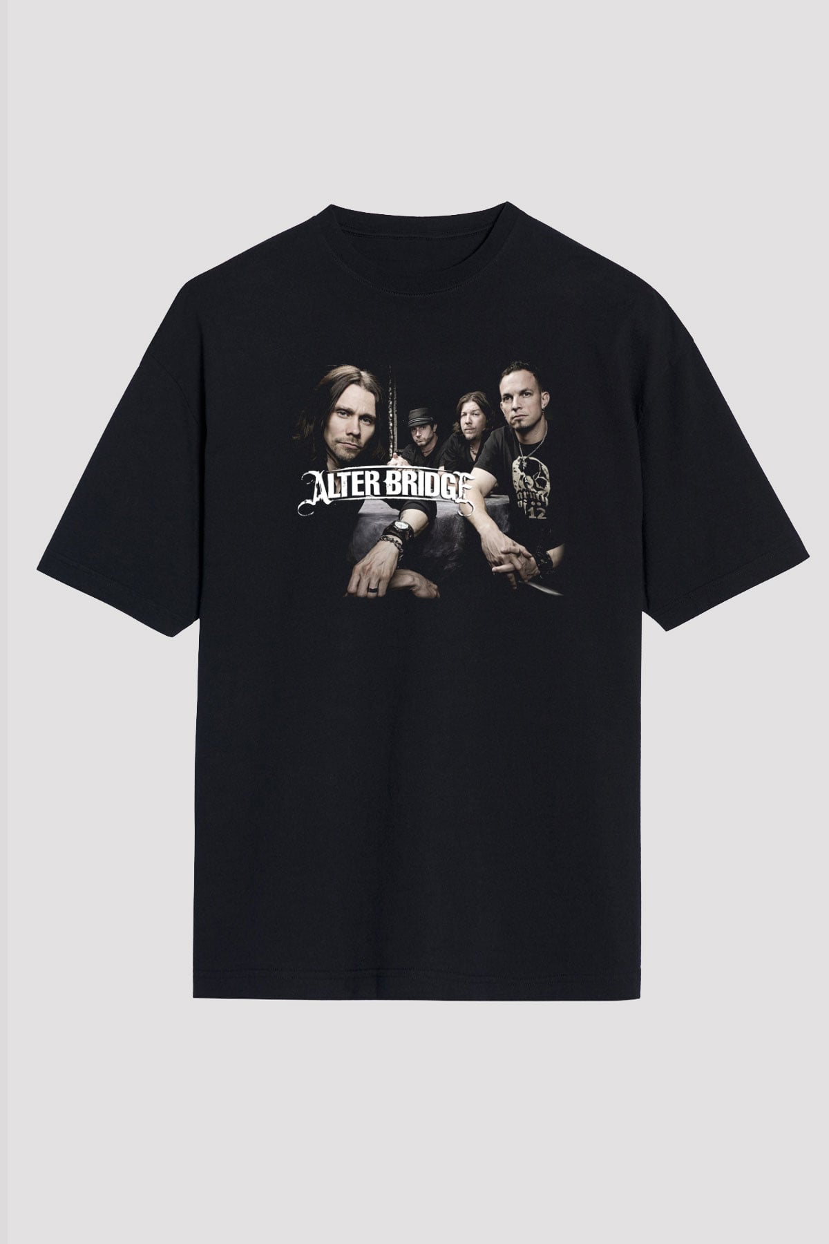 Alter Bridge Siyah Unisex Oversize Tişört T-Shirt