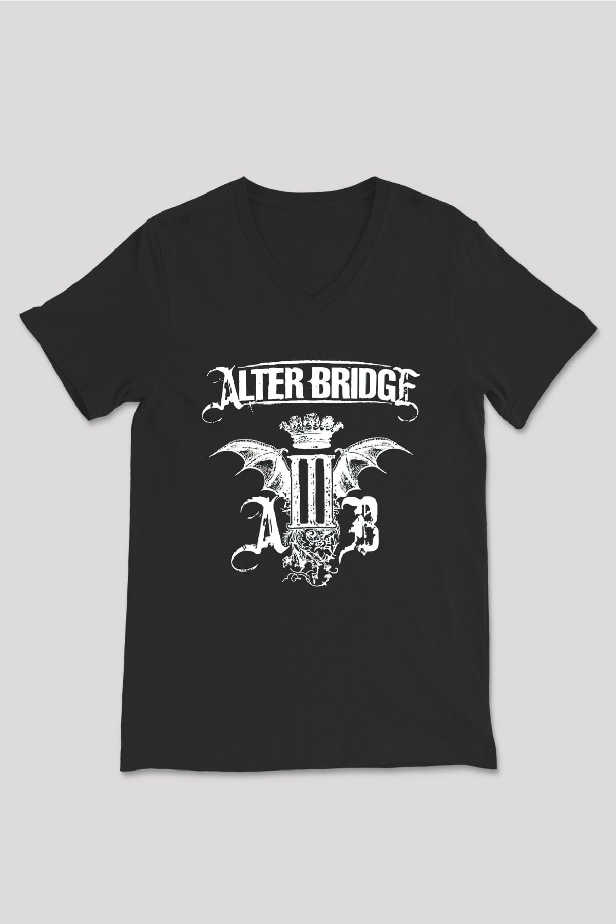 Alter Bridge Siyah Unisex V Yaka Tişört